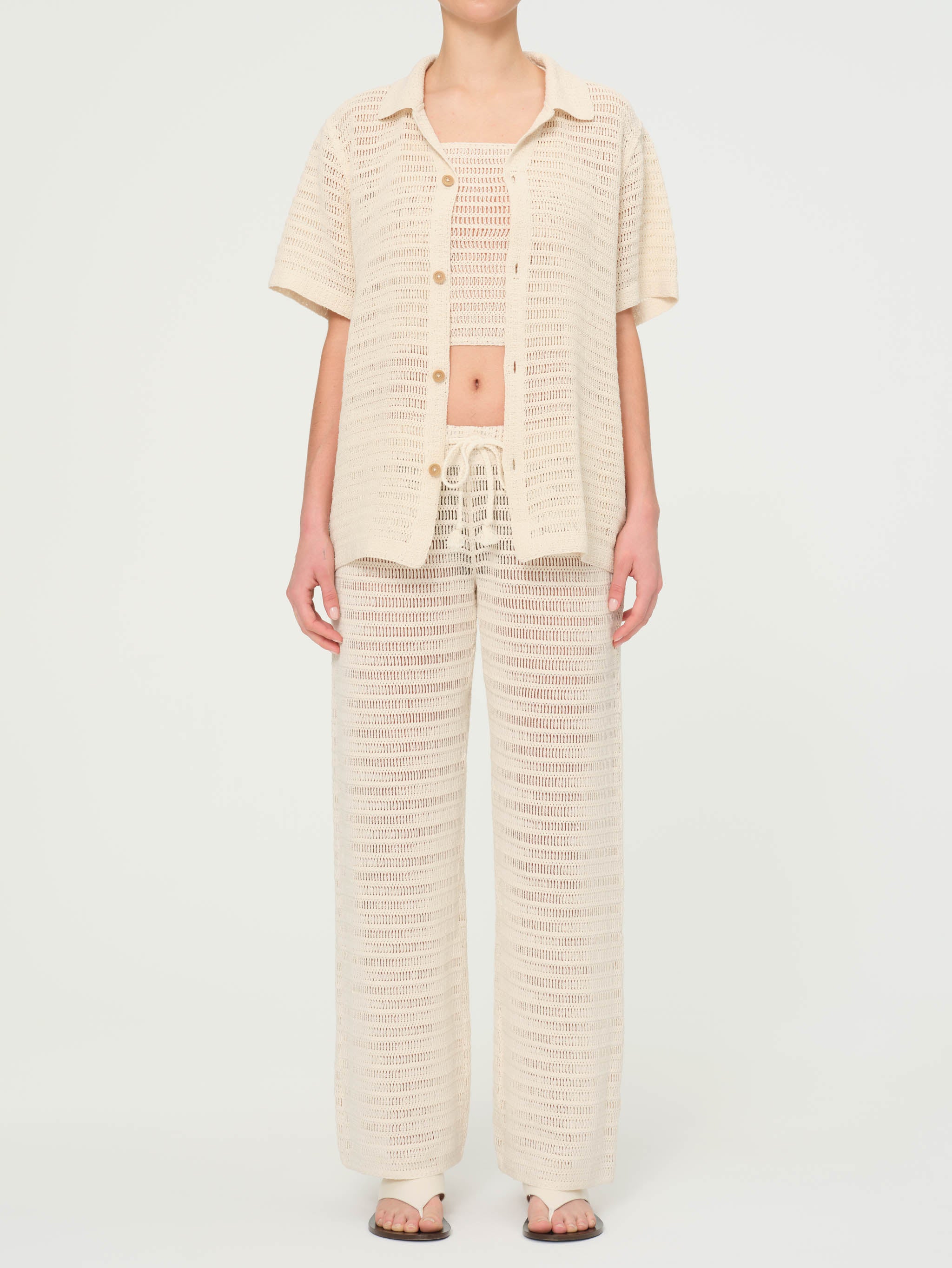 Hugh Shirt Unisex | Cream
