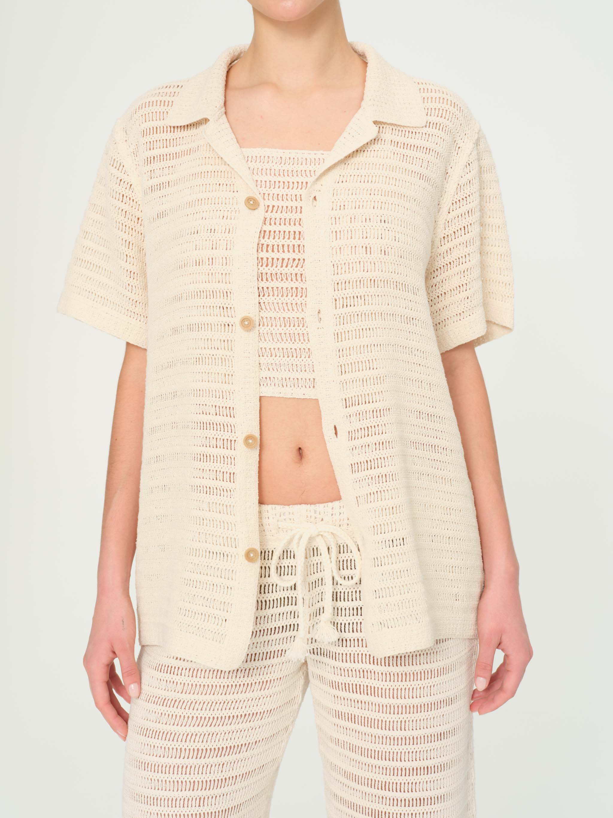 Hugh Shirt Unisex | Cream