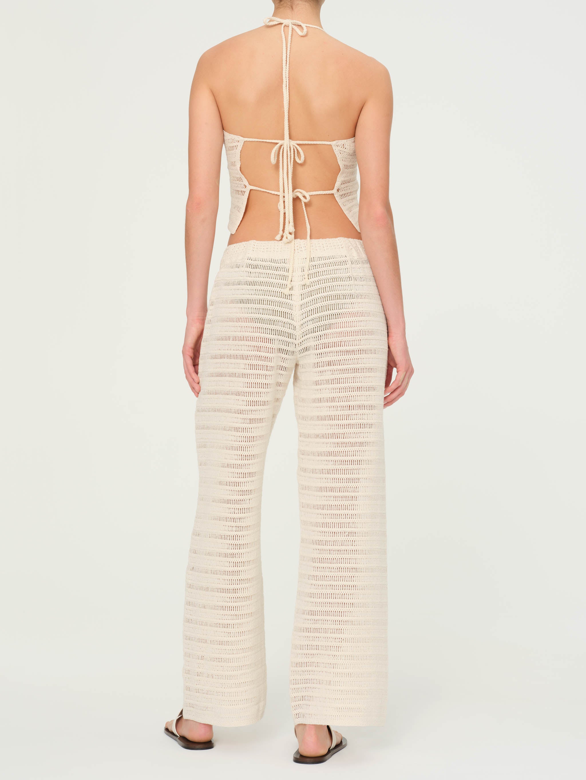 women's straight white pants