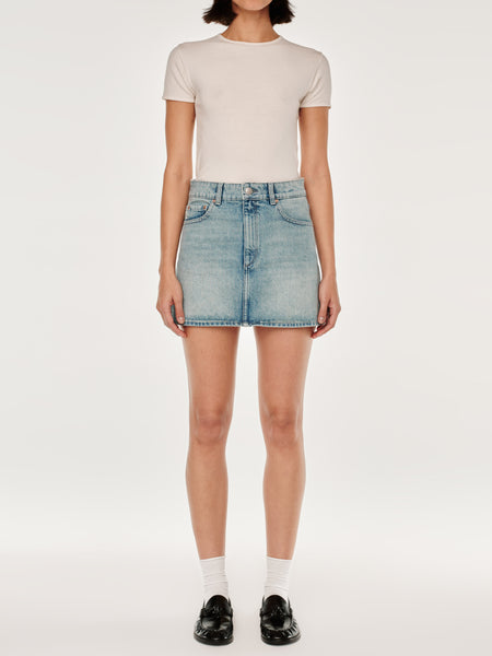 【Anyone more】Diven Black Blue Denim Skirt TBD_ALMAMINI_DAYDREAM__JODIJAC