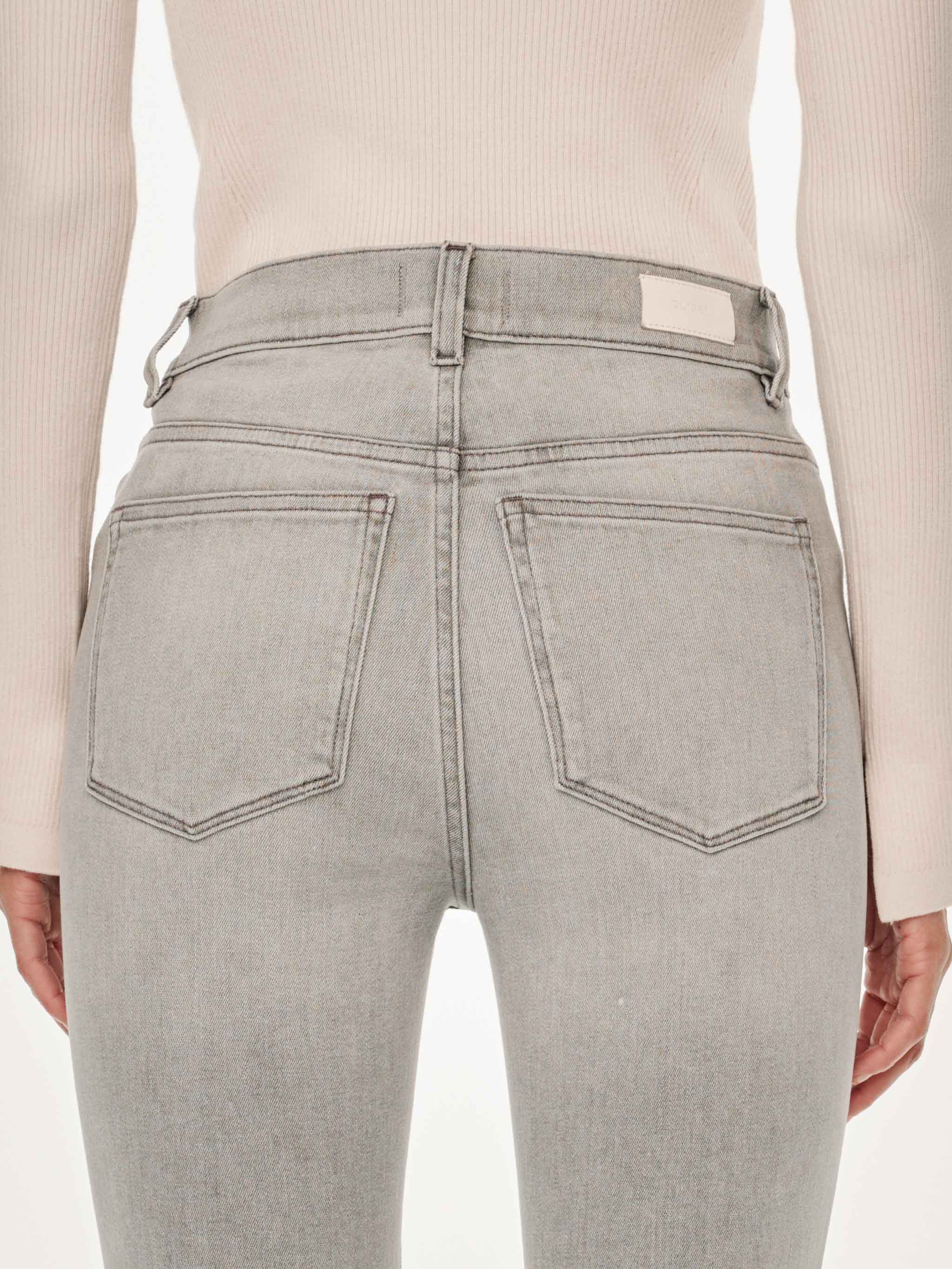 Bridget Boot High Rise Instasculpt™ Crop Jeans | Lt Smoke