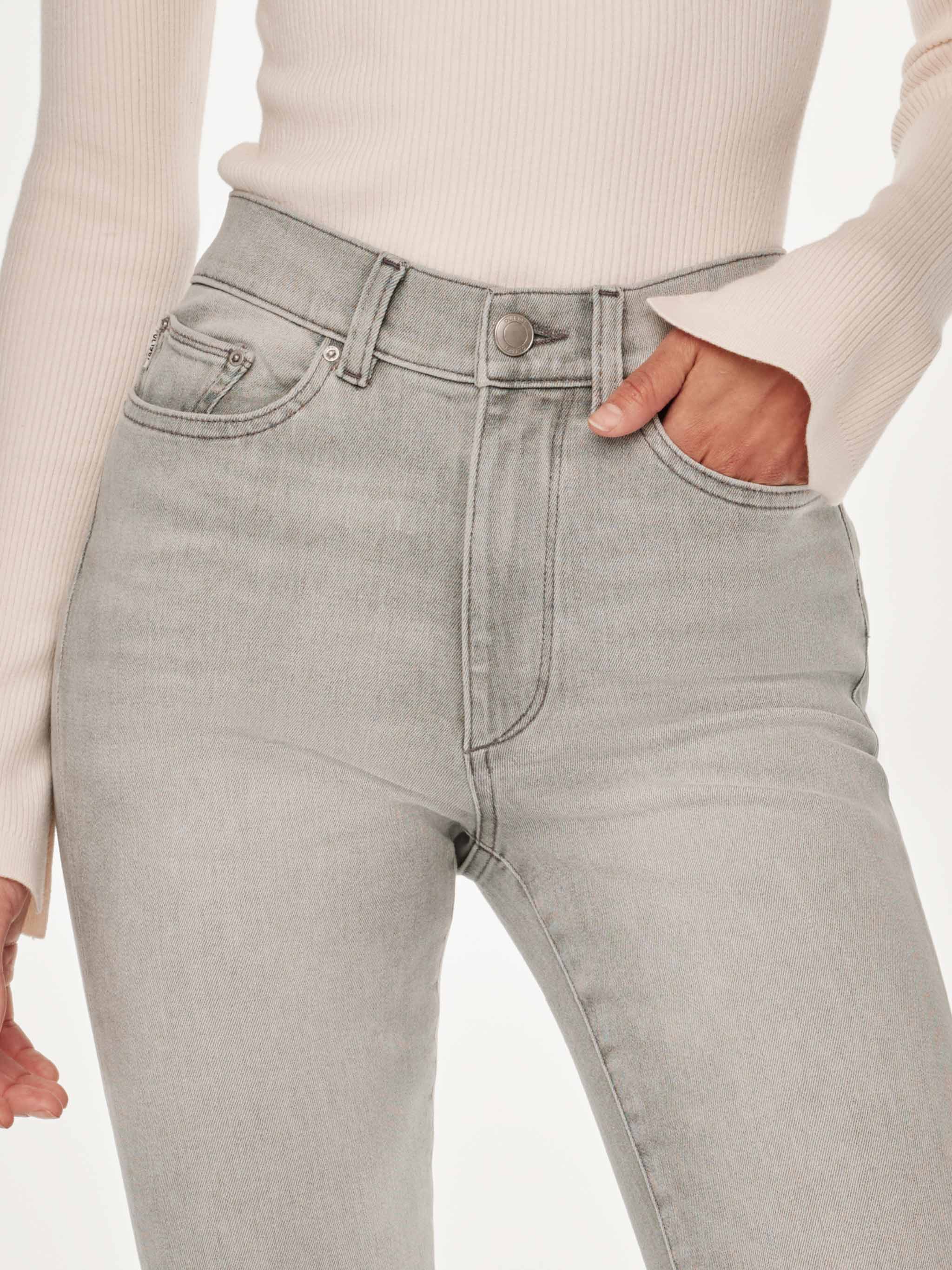 Bridget Boot High Rise Instasculpt™ Crop Jeans | Lt Smoke