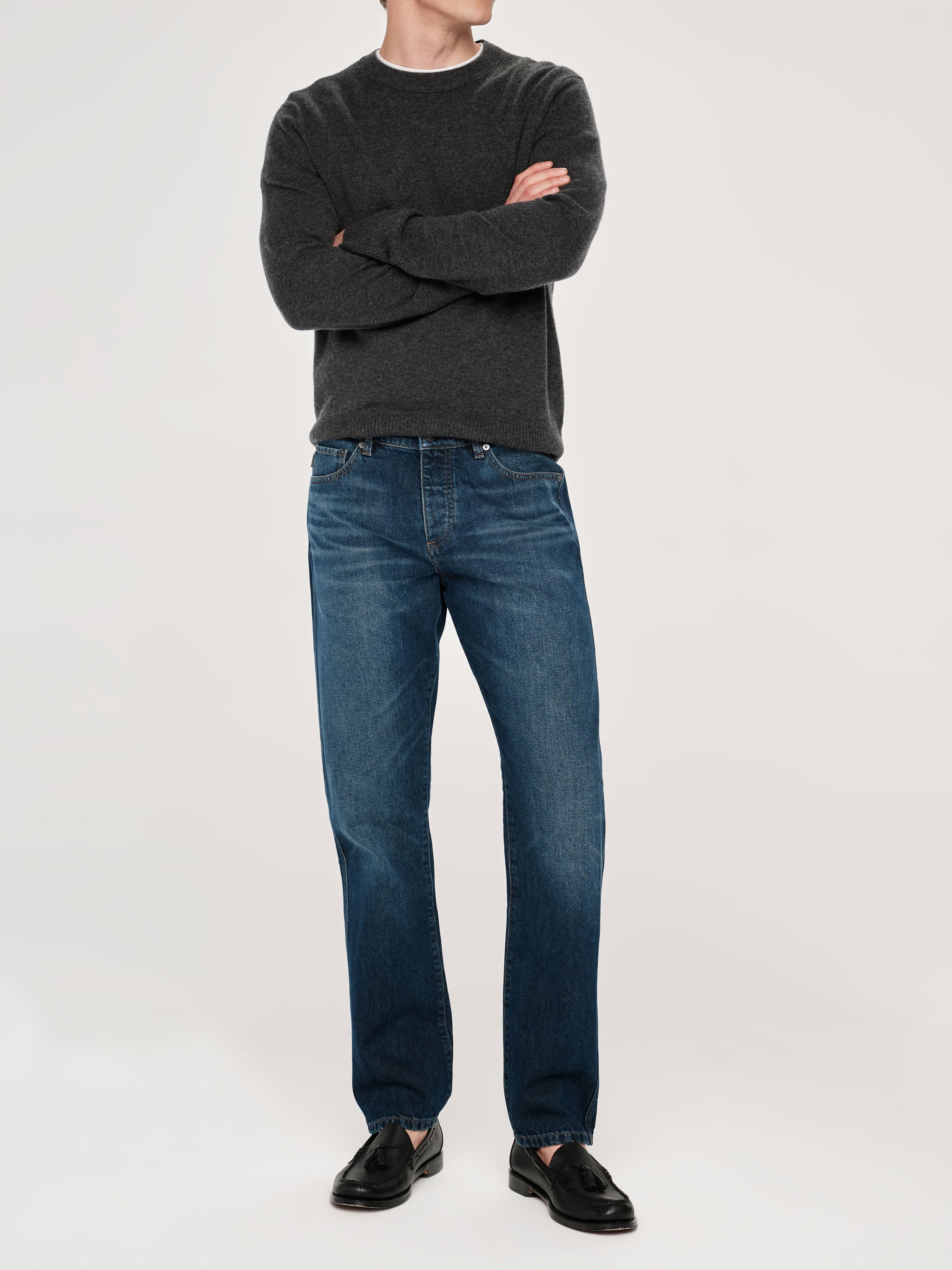 Russell Rigid Slim Straight Jeans | Kensington