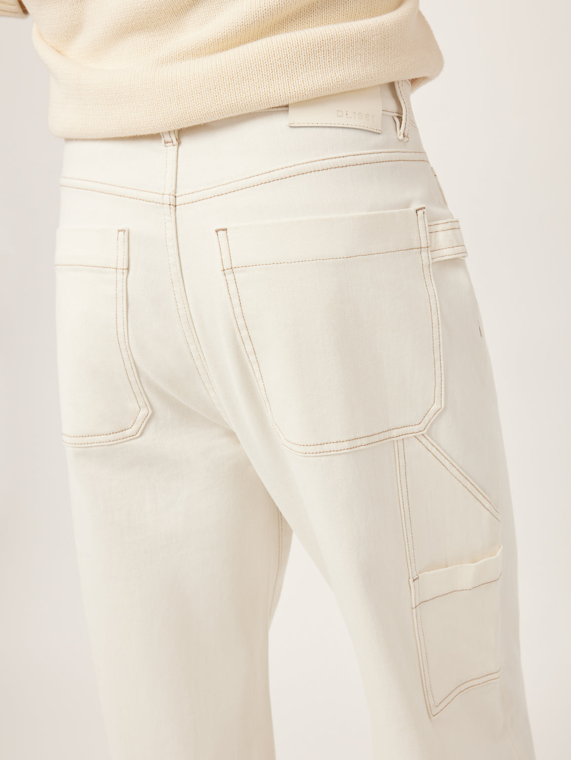 Glen Wide Leg | Eggshell
