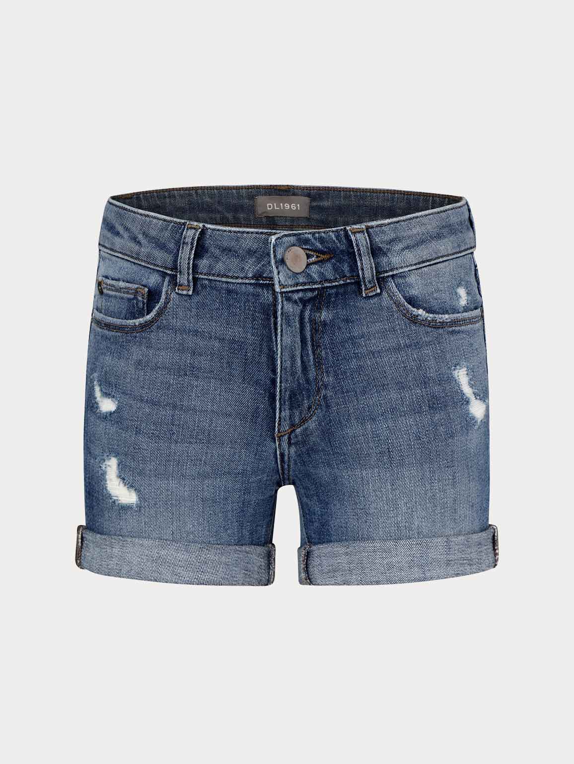 Piper Jean Cuffed Short | Dorado