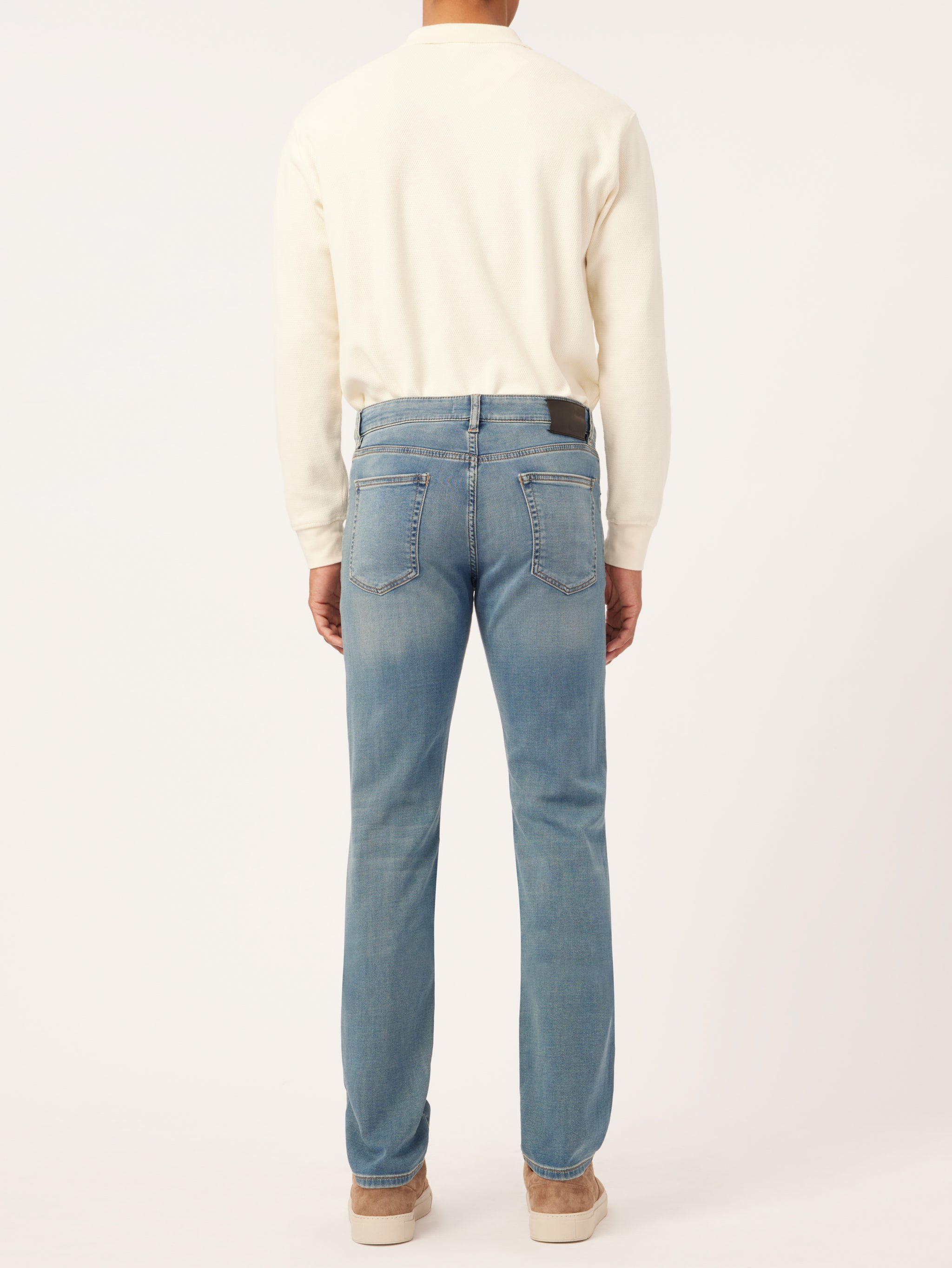 Russell Slim Straight | Bungalow (Light-to-Mid-Indigo)