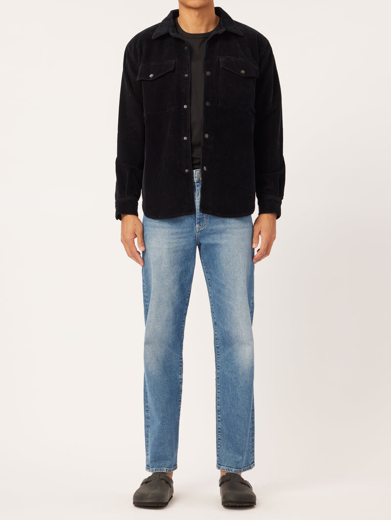 Noah Tapered Straight | Rinse Coated Cuffed