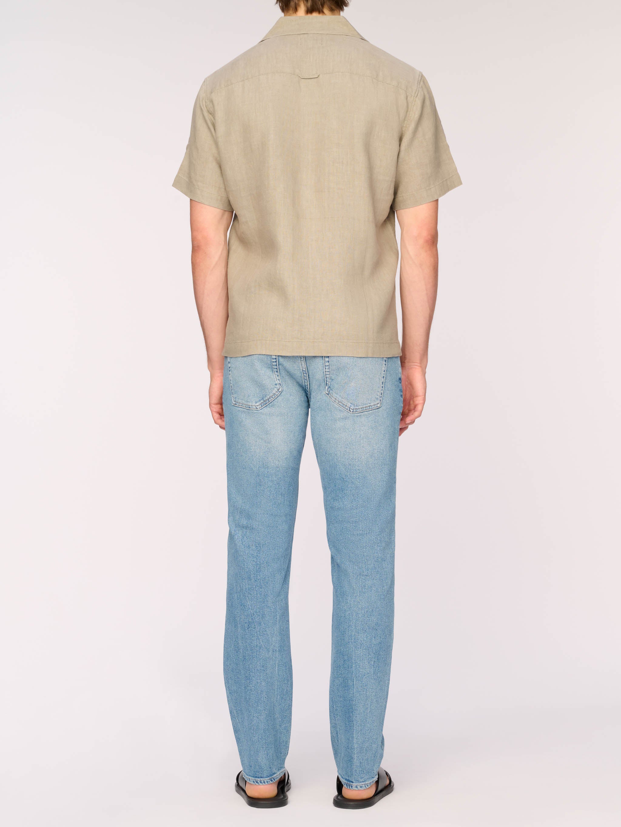 Hugh Shirt | Dried Sage Linen