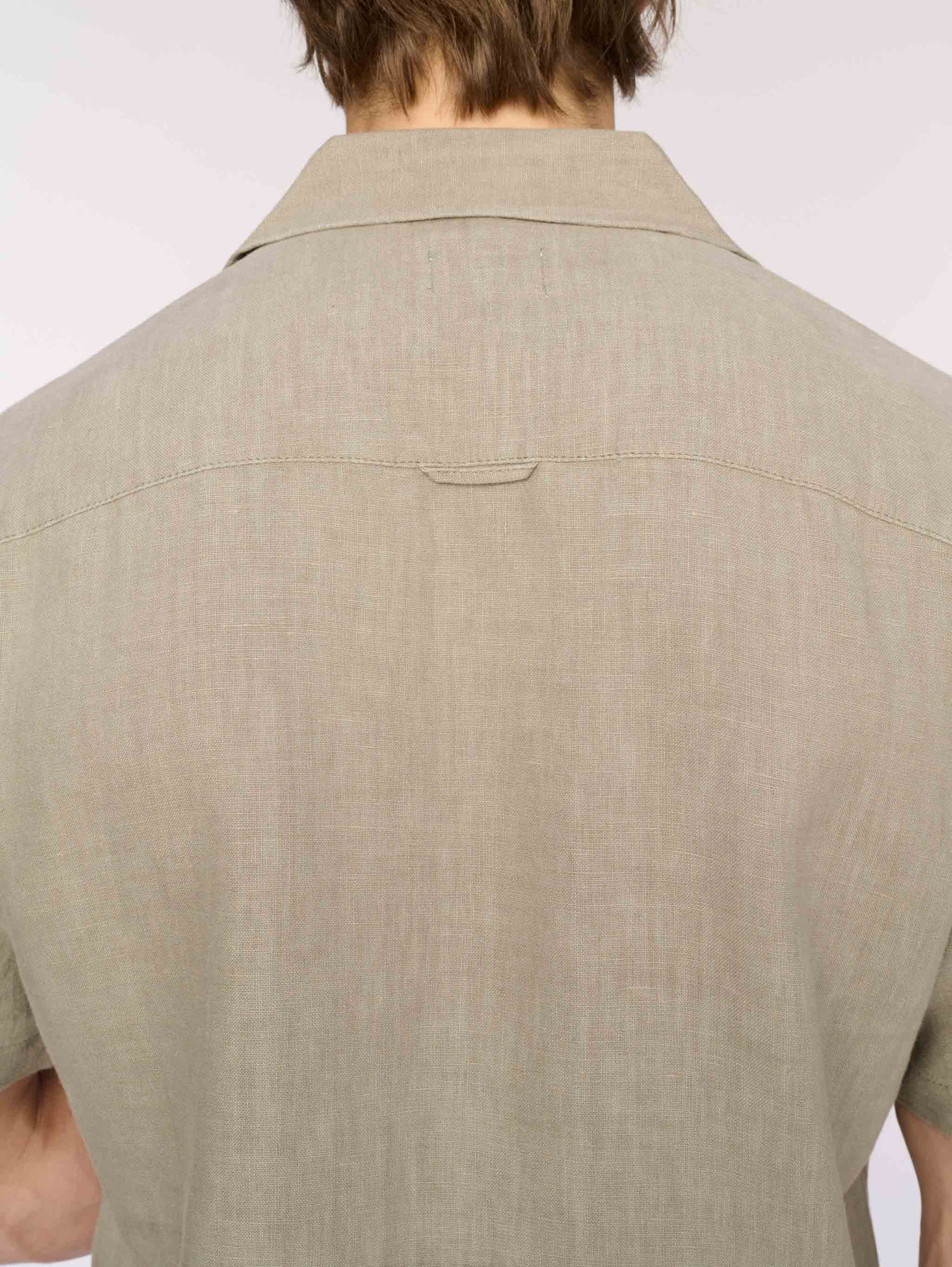 Hugh Shirt | Dried Sage Linen