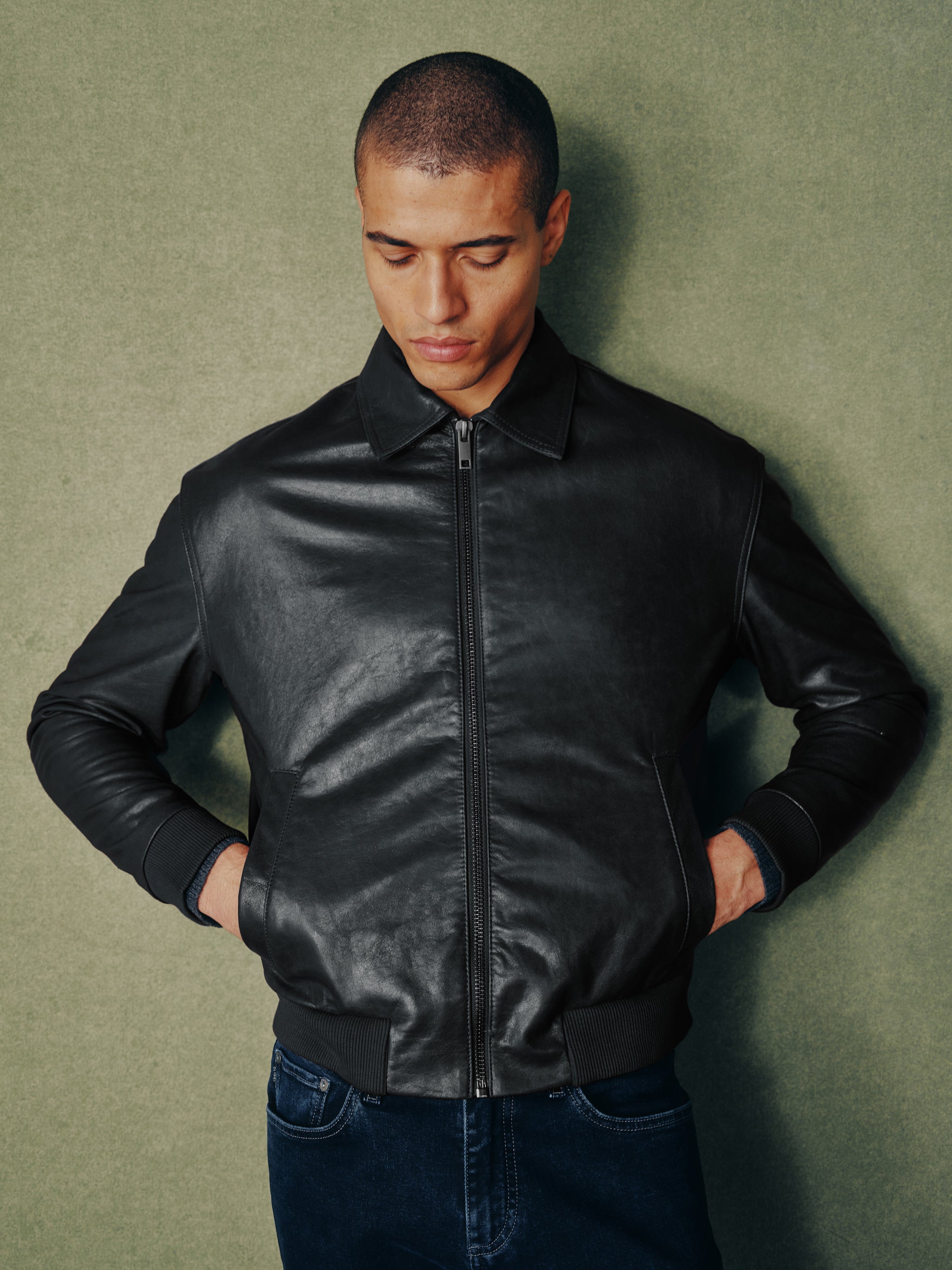 Robb Bomber Jacket | Obsidian