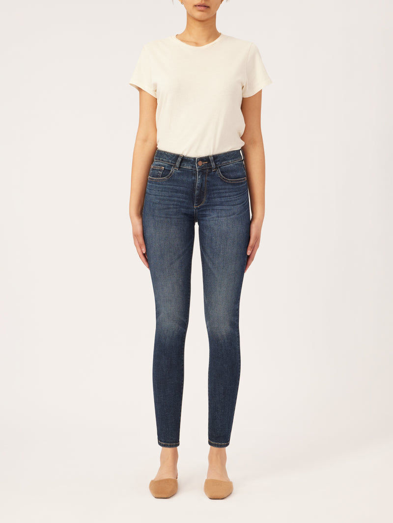 Florence Skinny Mid Rise Instasculpt Crop | Stranded