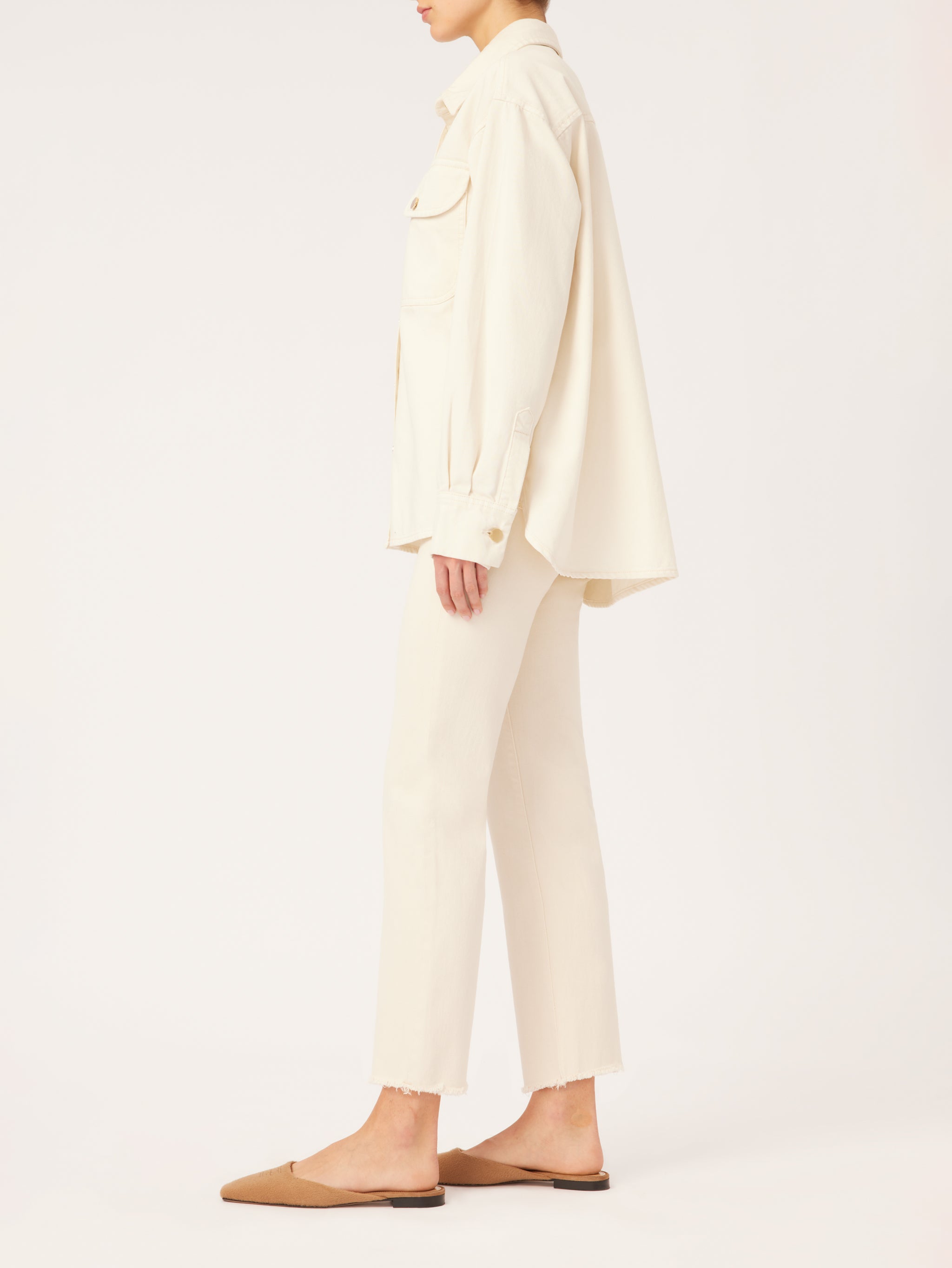 Faye Shirt | Eggshell
