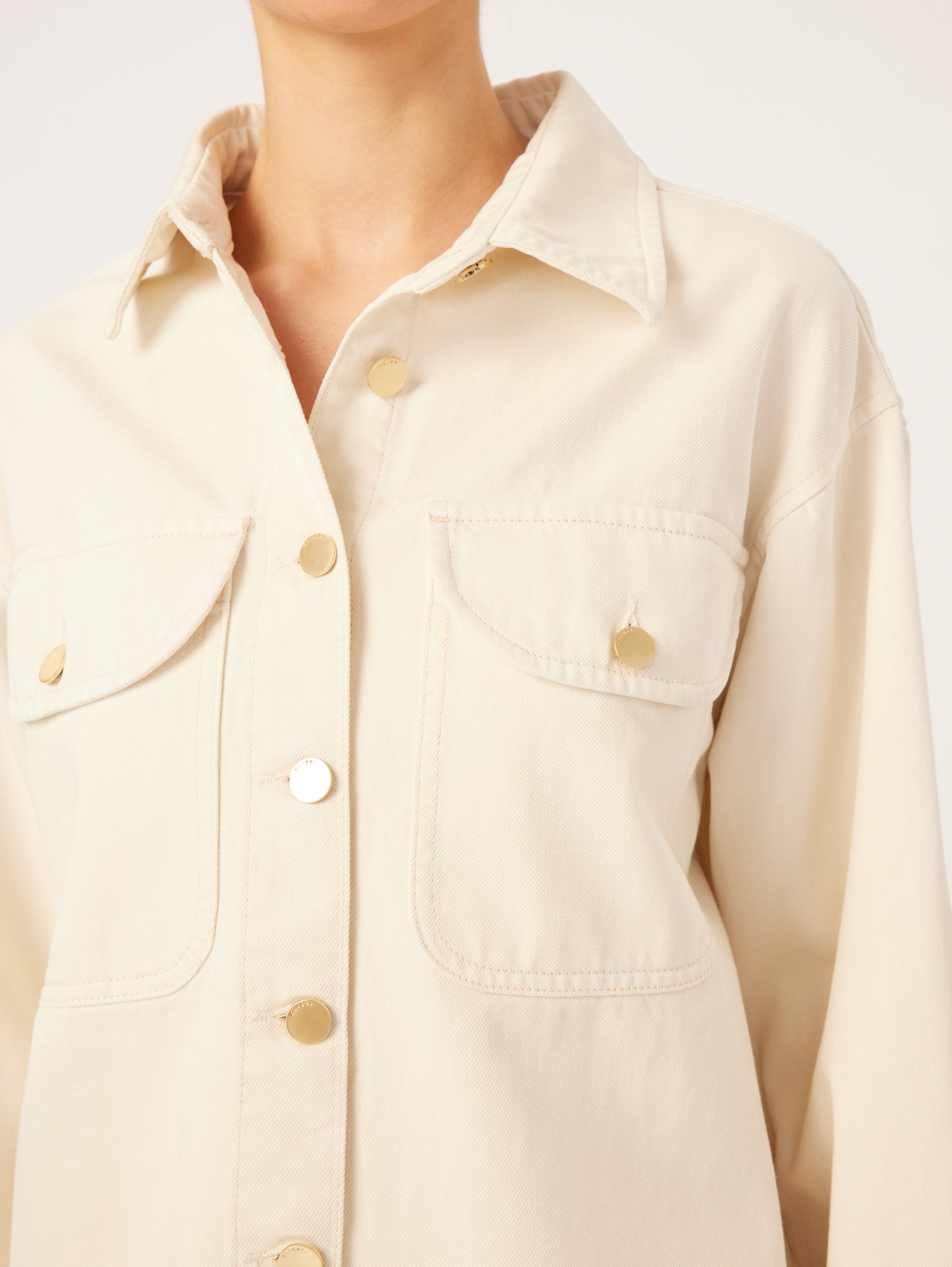Faye Shirt | Eggshell