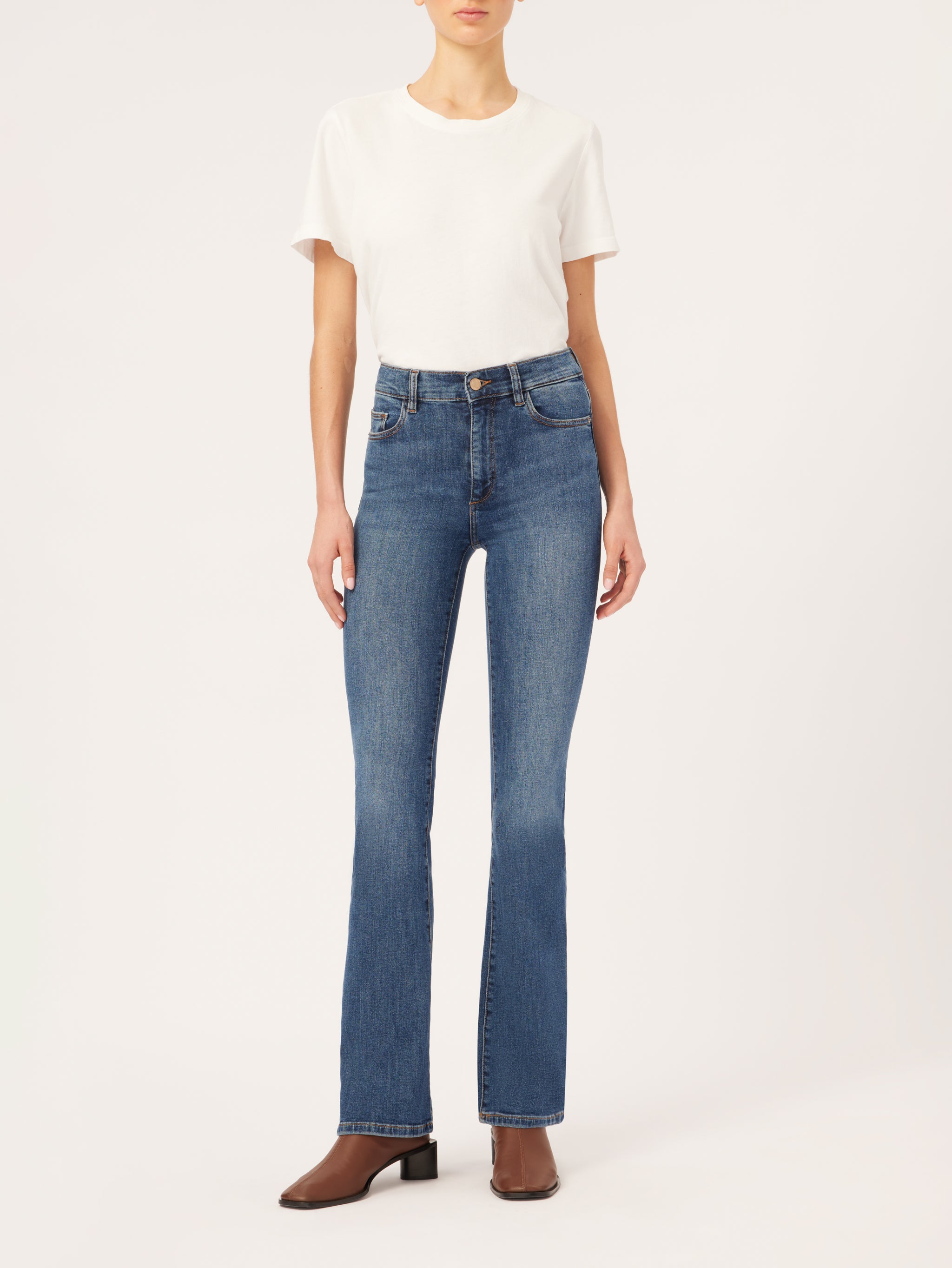 Bridget High-Rise Bootcut Jeans