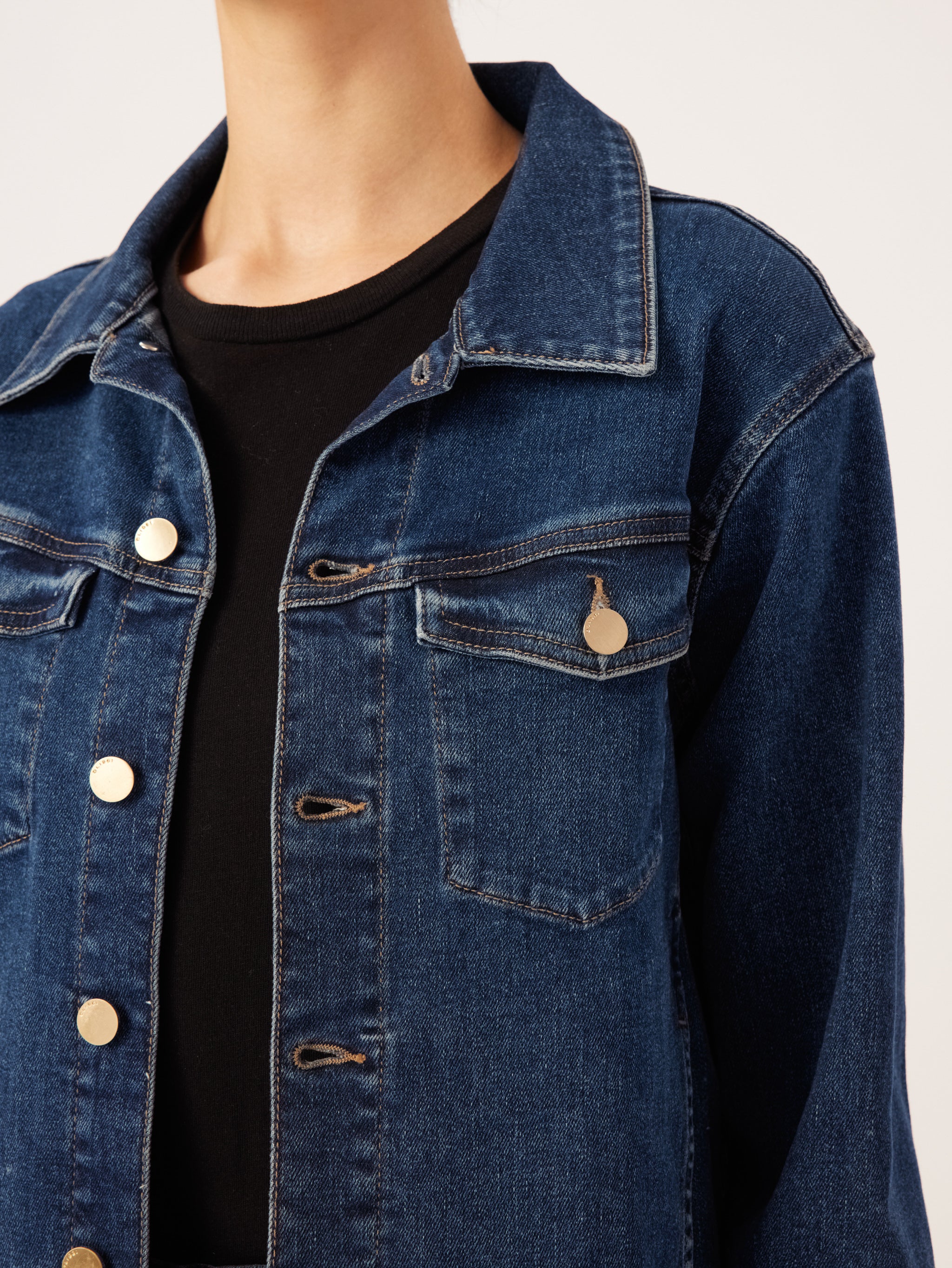 Vika Jacket Classic Denim | Seaborn