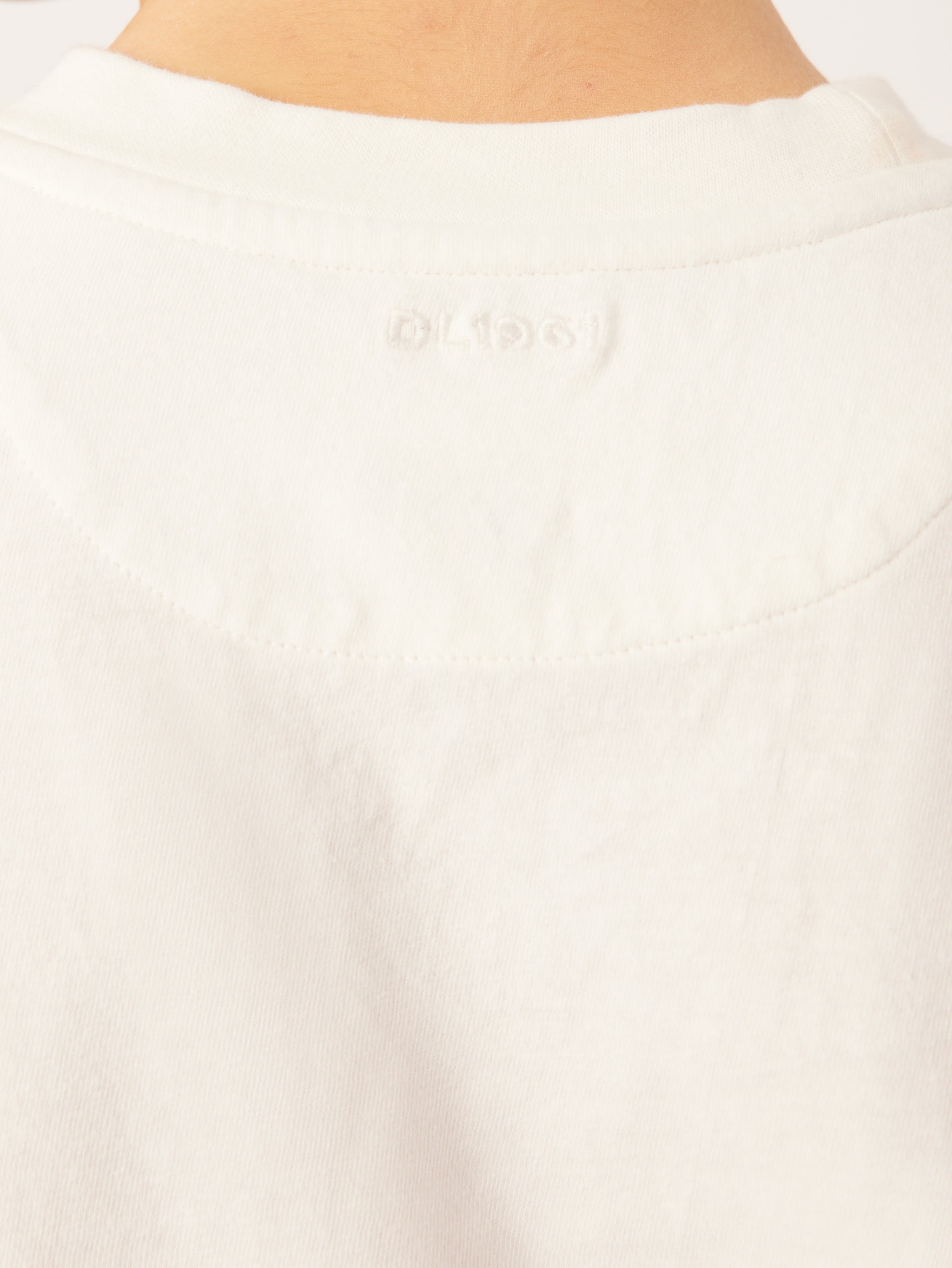 Baby Tee Long Sleeve | White