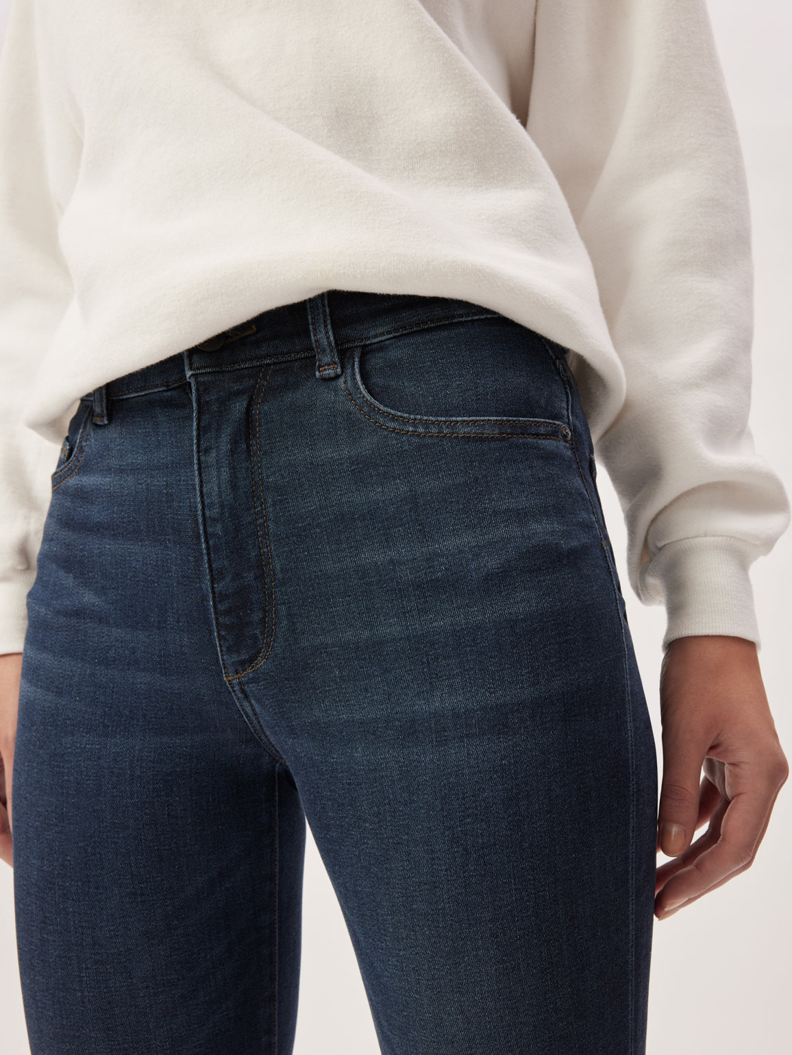 Bridget Boot High Rise Instasculpt Crop | Dark Indigo Released