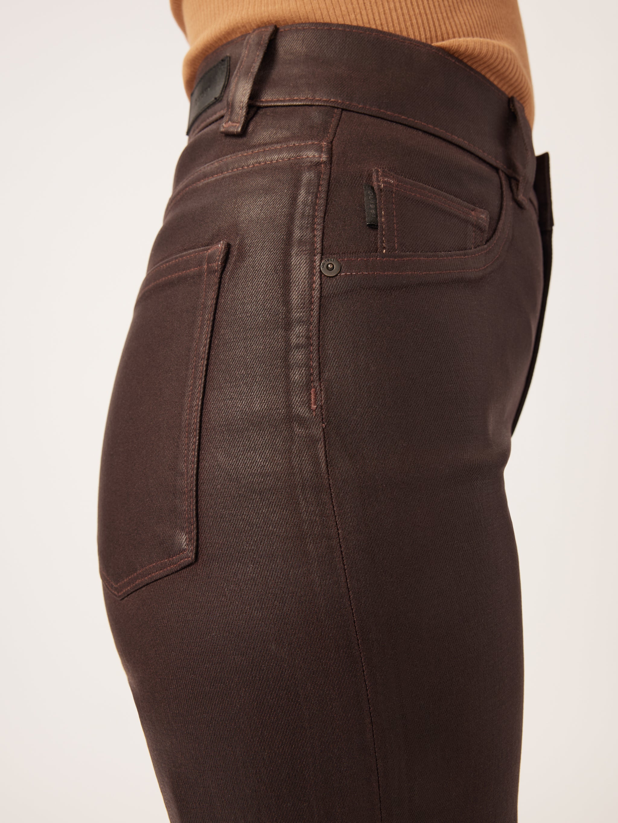 Hepburn Wide Leg  High Rise Vintage 32" | Dark Mocha
