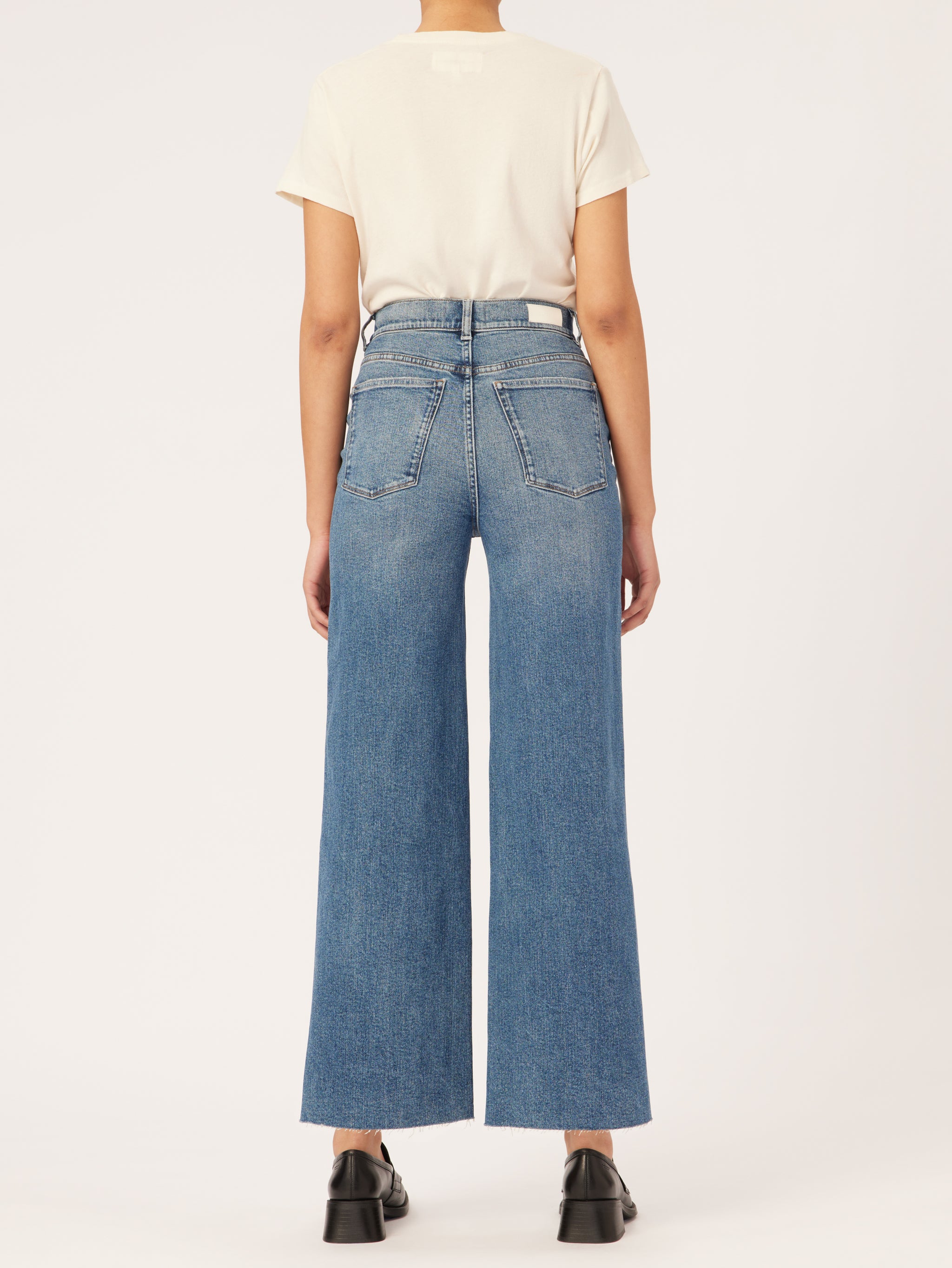 Hepburn Wide Leg High Rise Vintage Jeans | East Lake