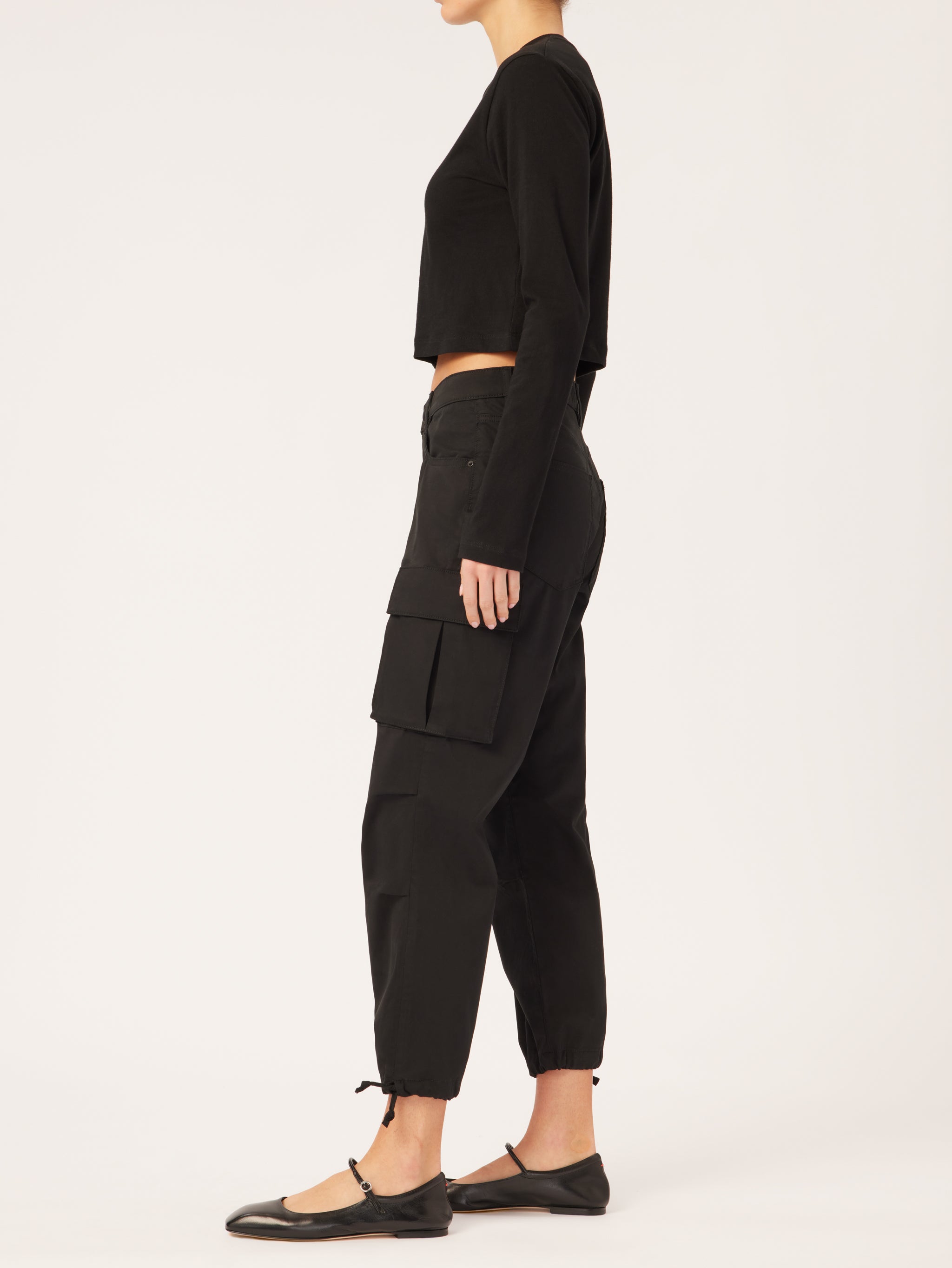 Gwen Jogger Cargo | Black