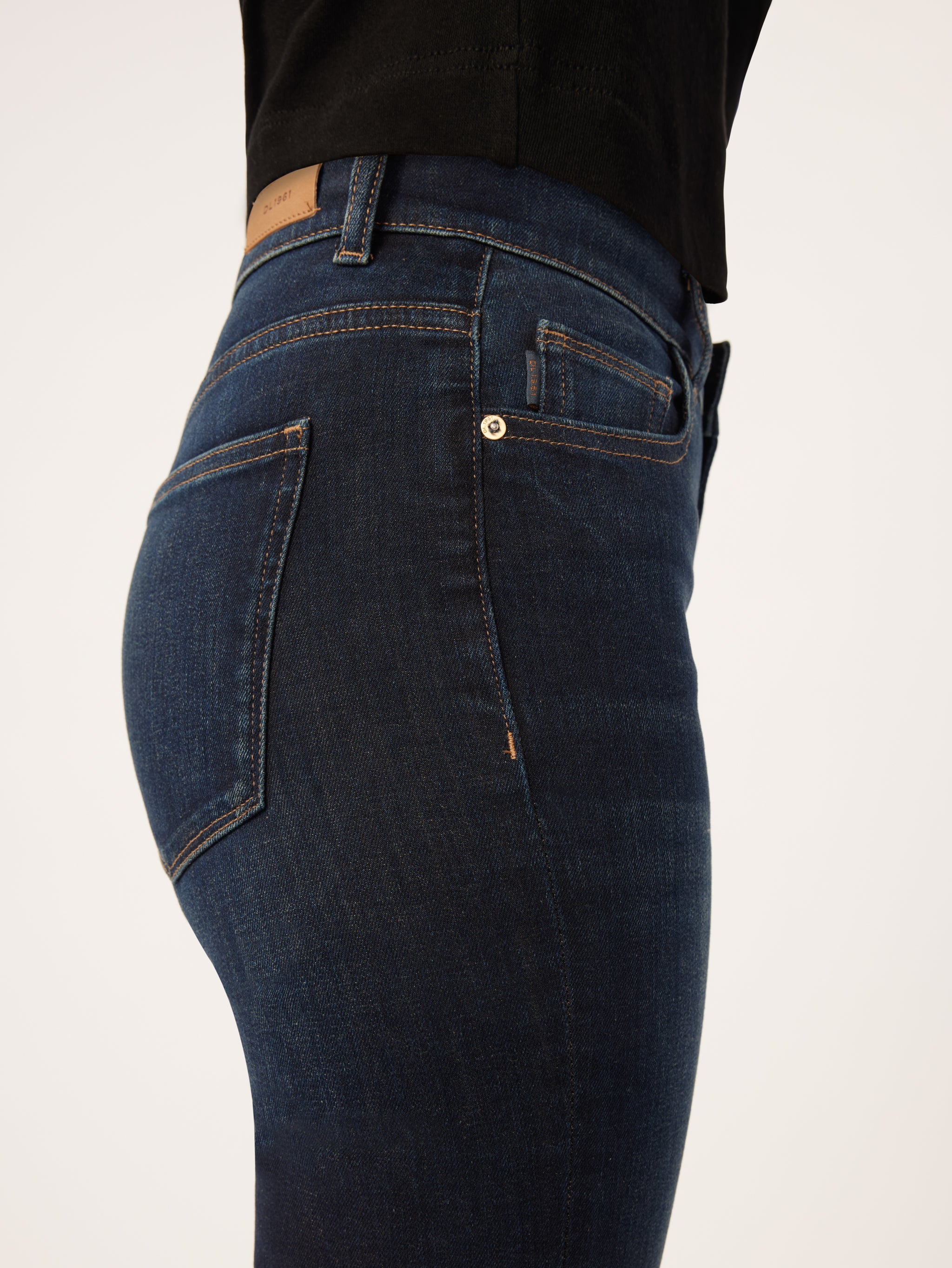 Bridget Boot High Rise Instasculpt Crop Jeans | Thunderbird – DL1961