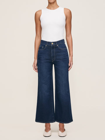 パンツ DL1961 / HEPBURN WIDE LEG DENIM DL1961 Women's Hepburn Wide Leg Jeans, Orlena, Blue, 28 at