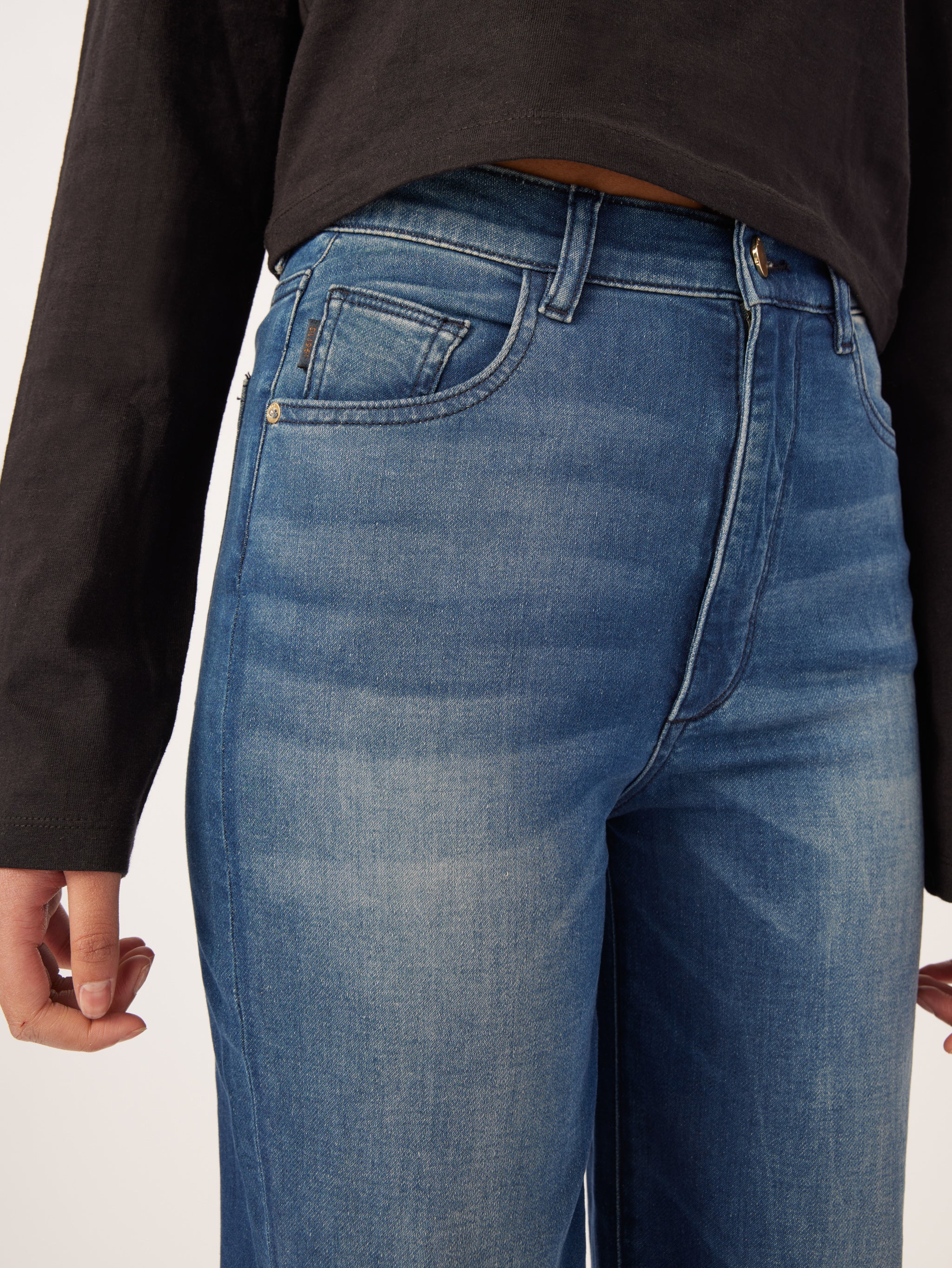 Hepburn Wide Leg  High Rise Vintage 32" | Orlena