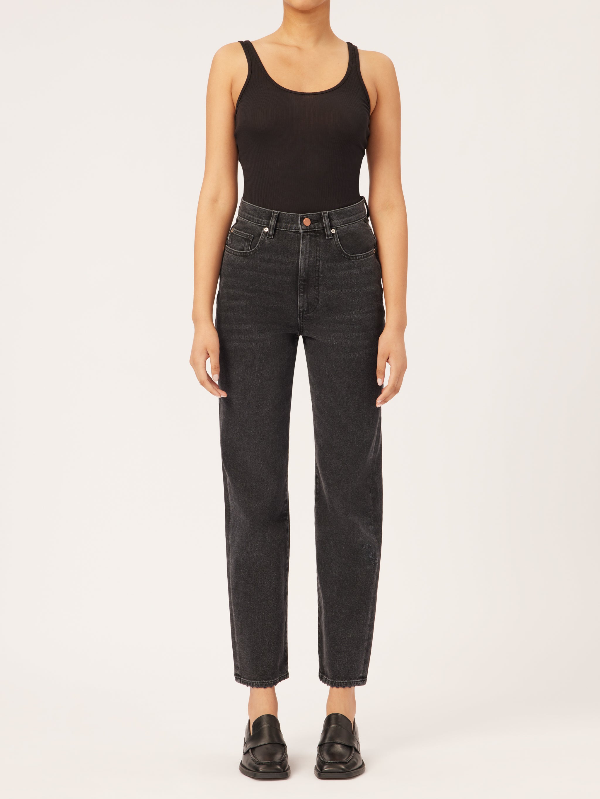 Enora Cigarette Ultra High Rise Jeans Nightshade