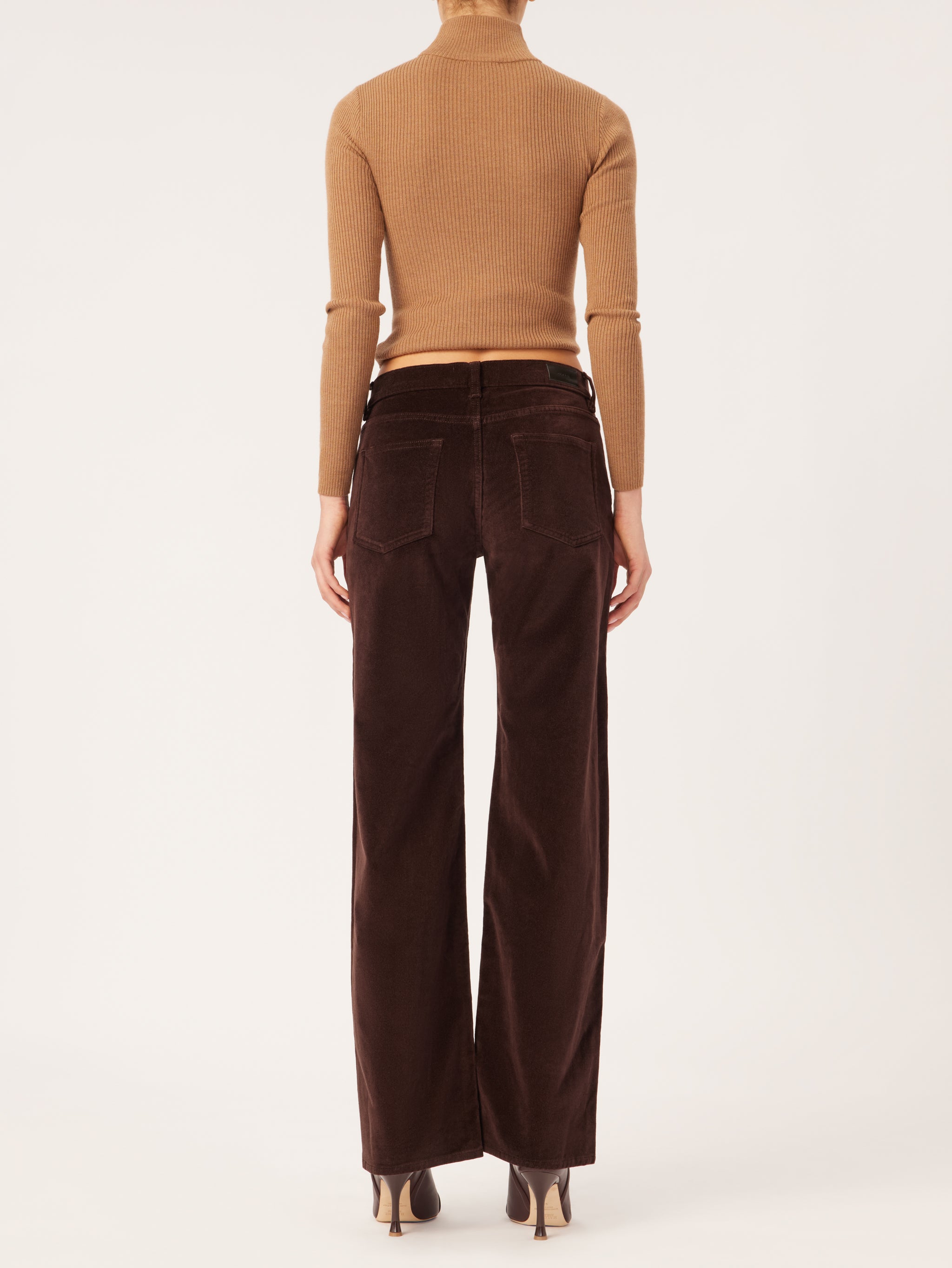 Drue Straight Low Rise Vintage | Dark Mocha