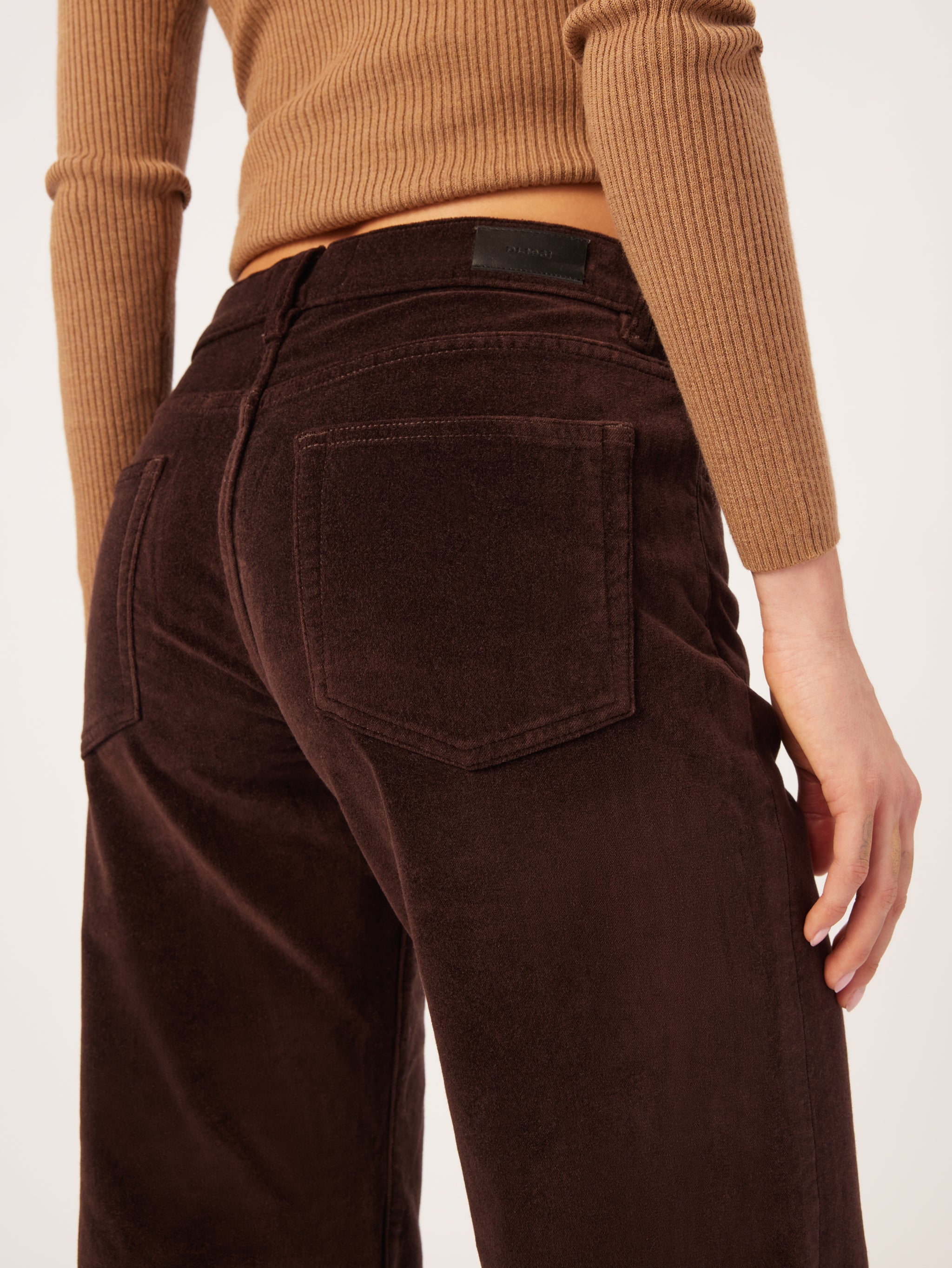 Drue Straight Low Rise Vintage | Dark Mocha