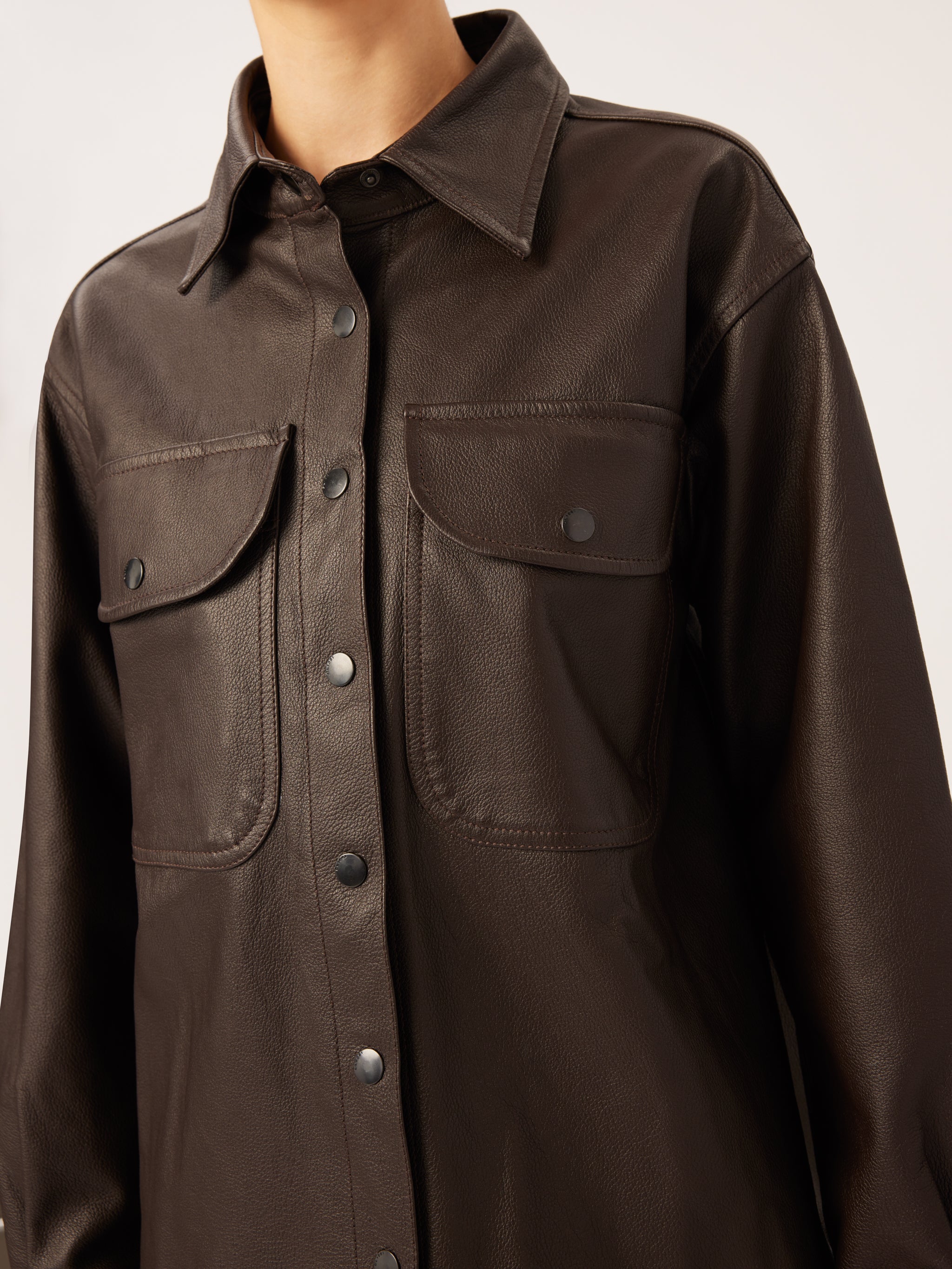 Faye Shirt | Mahogany