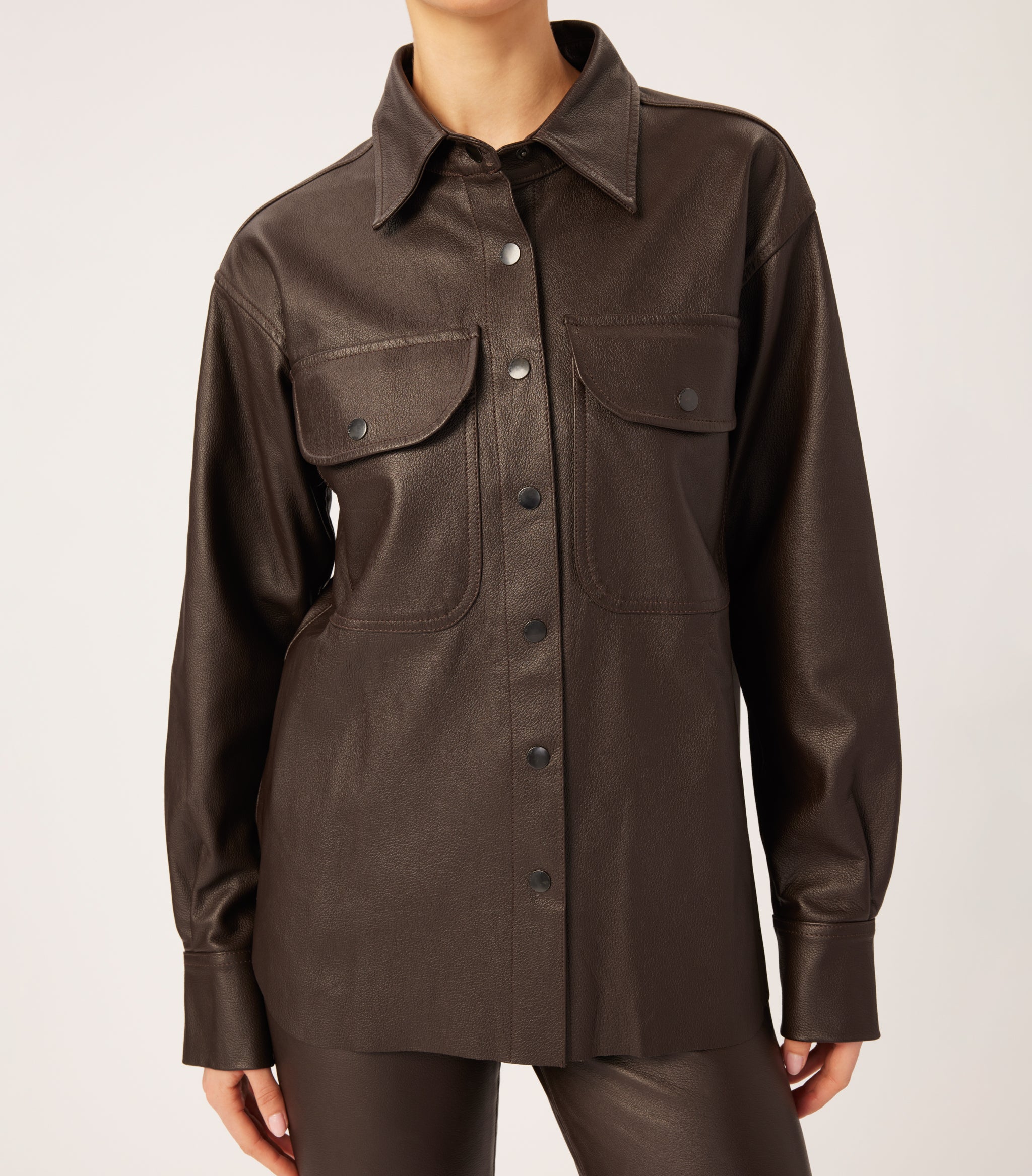 Faye Shirt | Mahogany