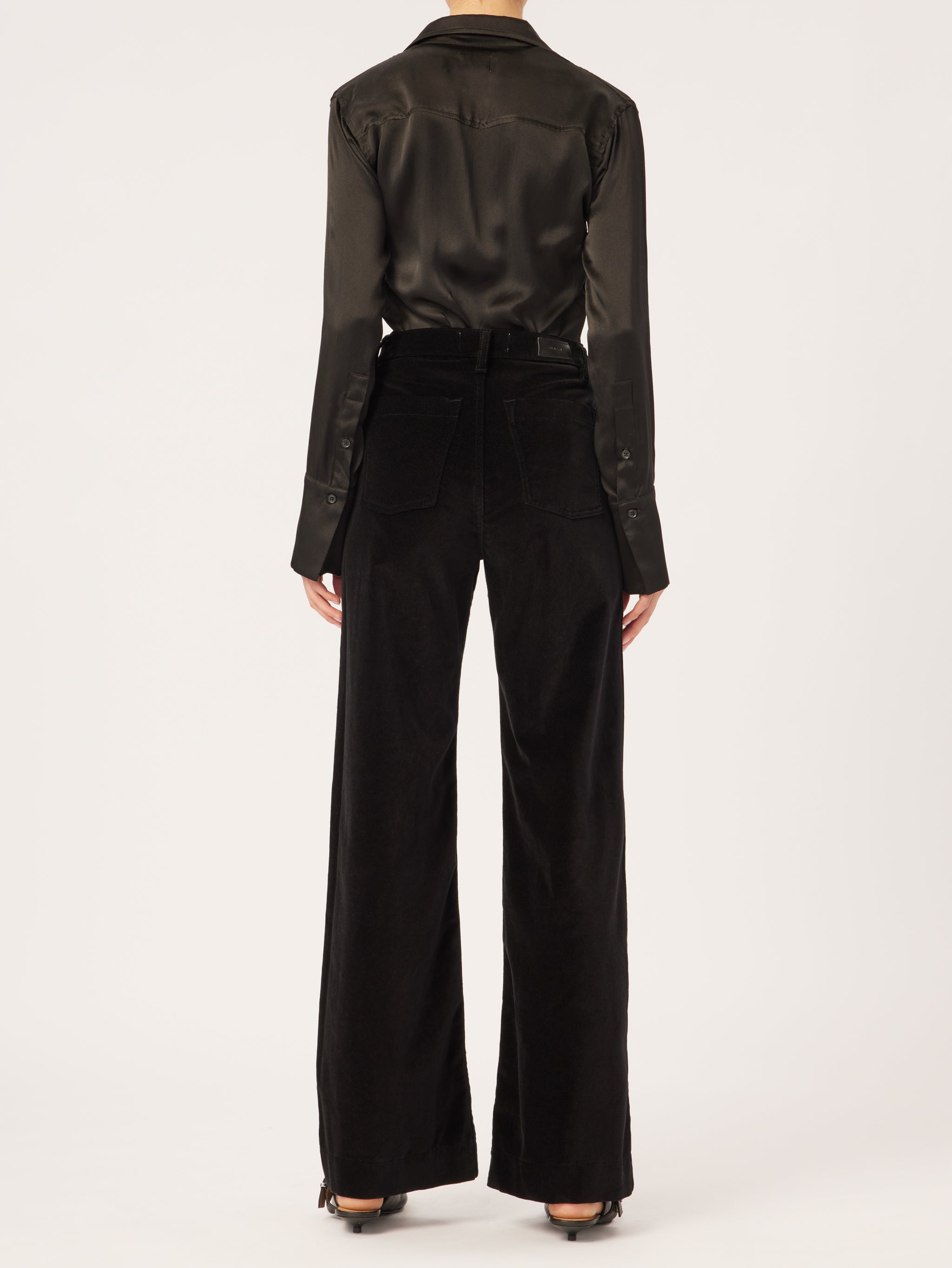 Hepburn Wide Leg  High Rise Vintage 32" | Voodoo