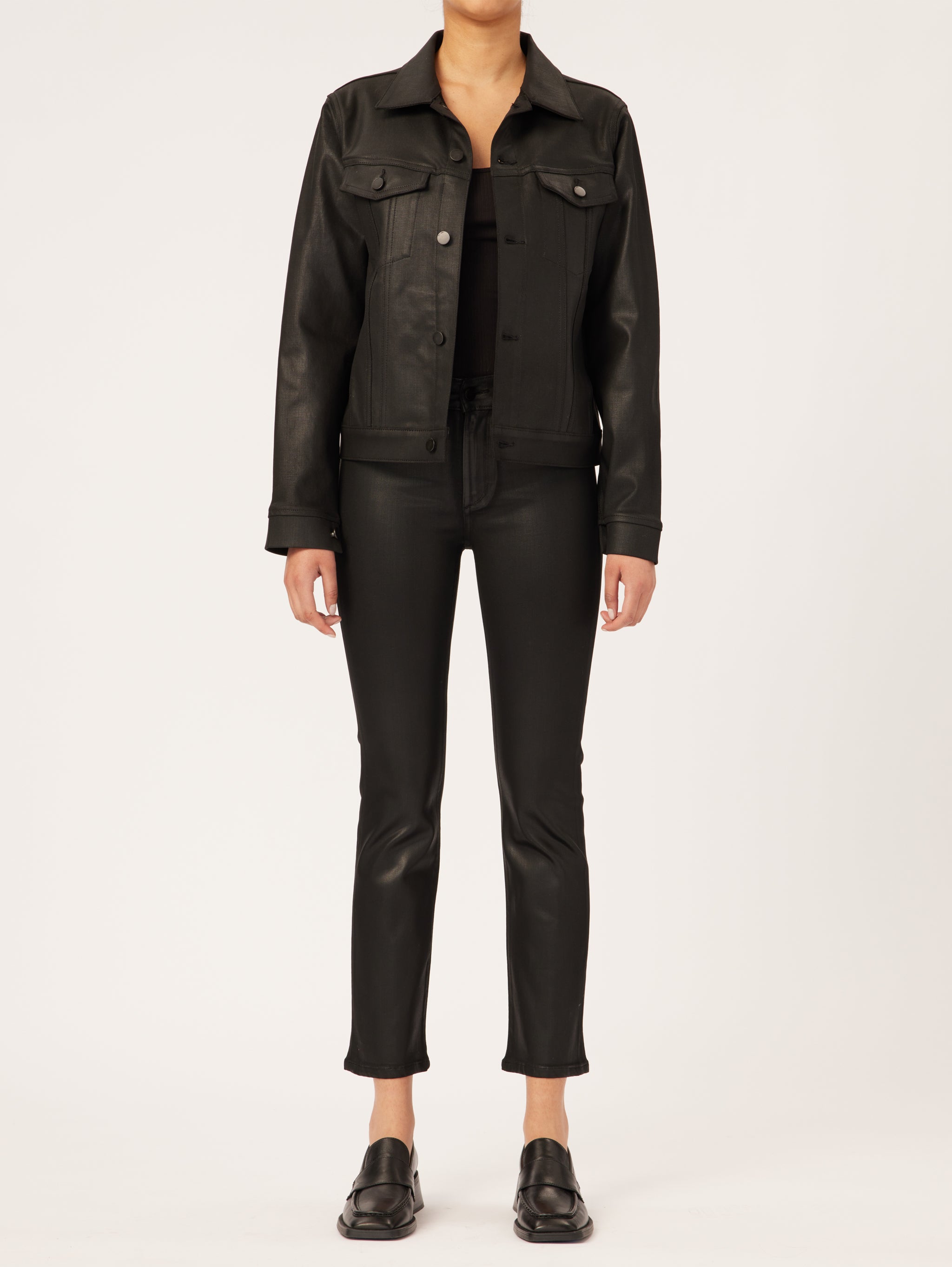 Dl1961 coated best sale jeans