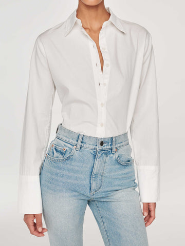 Lisette Shirt | White Poplin