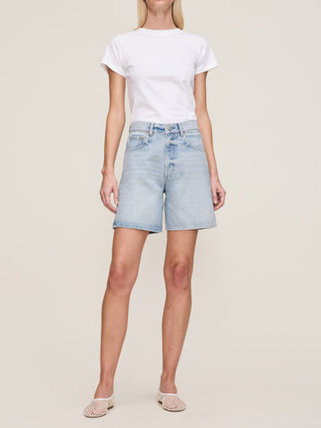 Taylor Jean Shorts Ultra High Rise 7" | Vintage Light