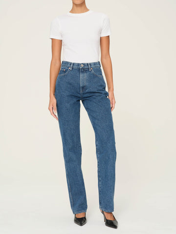 Demie Straight High Rise 31" Jeans | North Beach