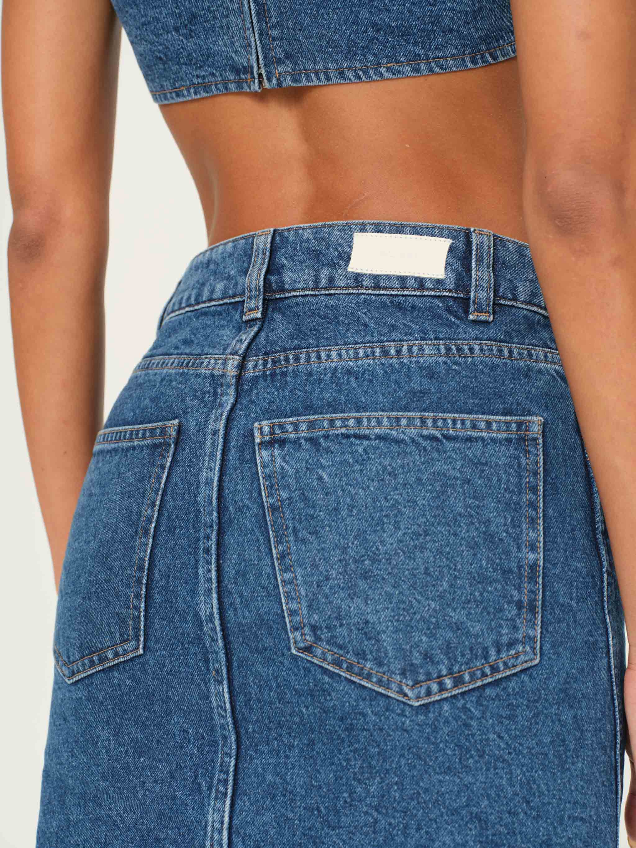 North beach denim skirt cheap
