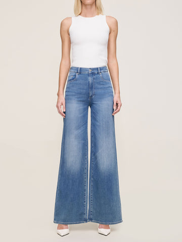 Hepburn Wide Leg High Rise 32" Jeans | Mohonk