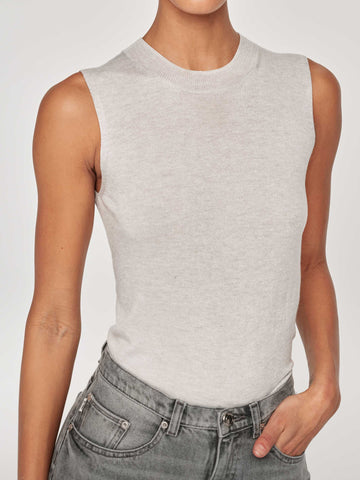 Sleeveless Crewneck | Lather