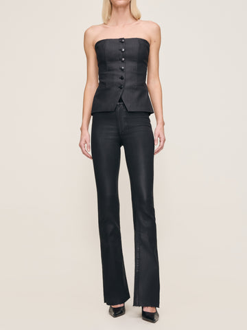 Bridget Boot High Rise Instasculpt™ 33" Jeans | Black Coated