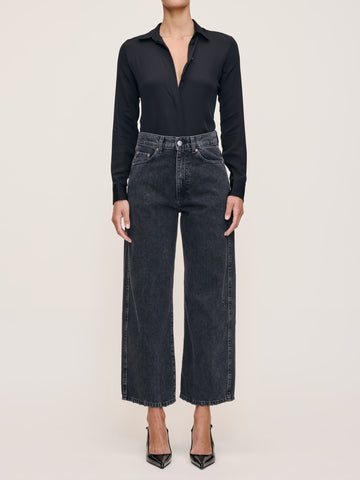 Taylor Barrel Ultra High Rise 27" Jeans | Nightshade