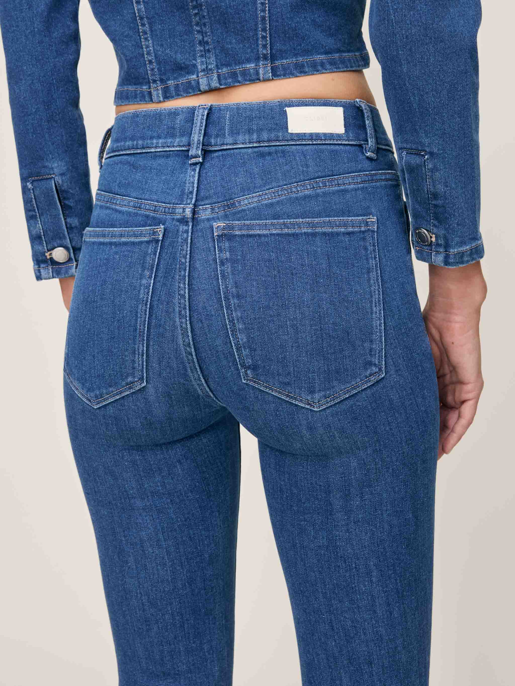 women's bootcut blue jean