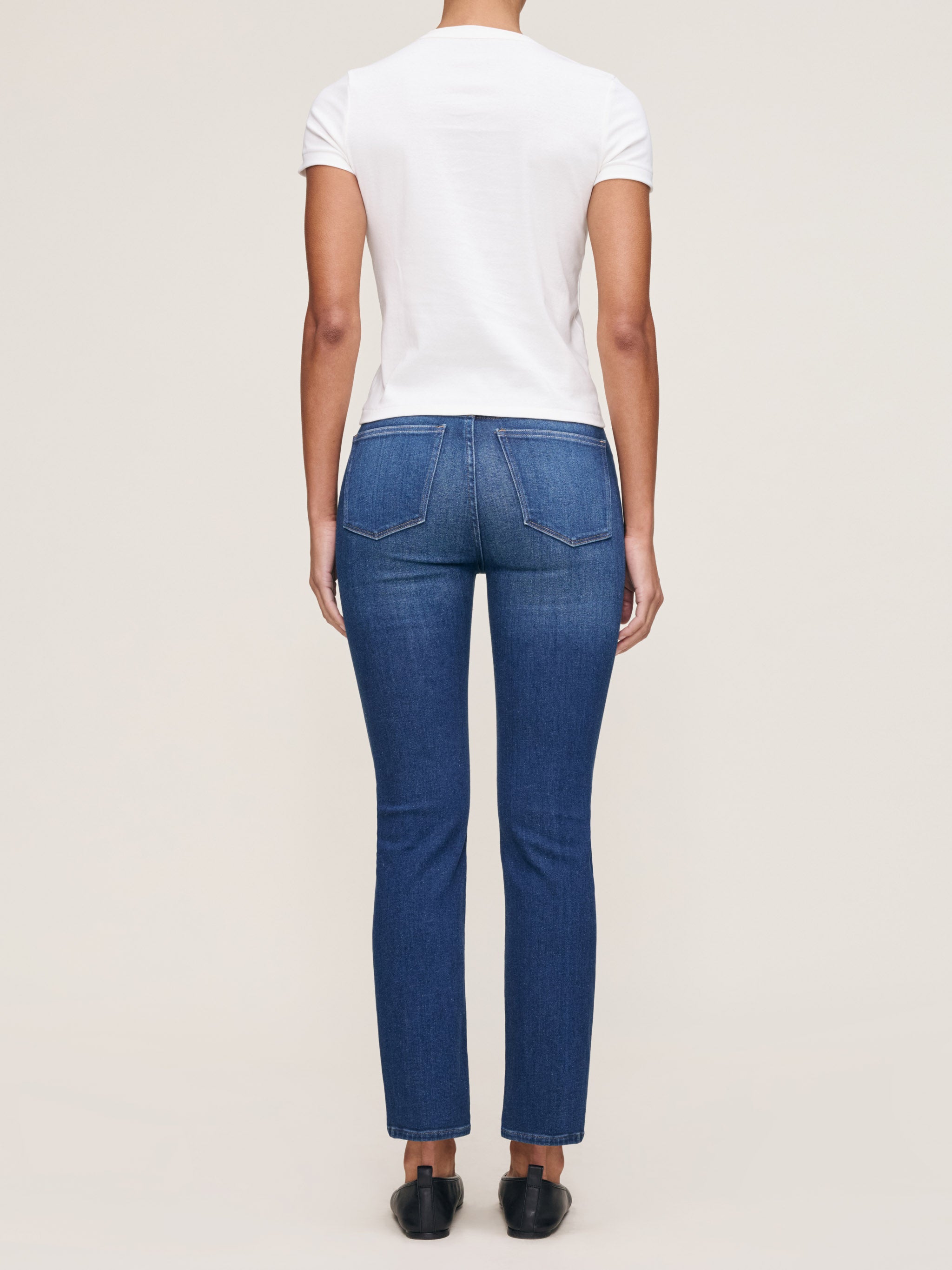 Mara Straight Mid Rise Instasculpt™ Ankle Jeans | Santa Monica