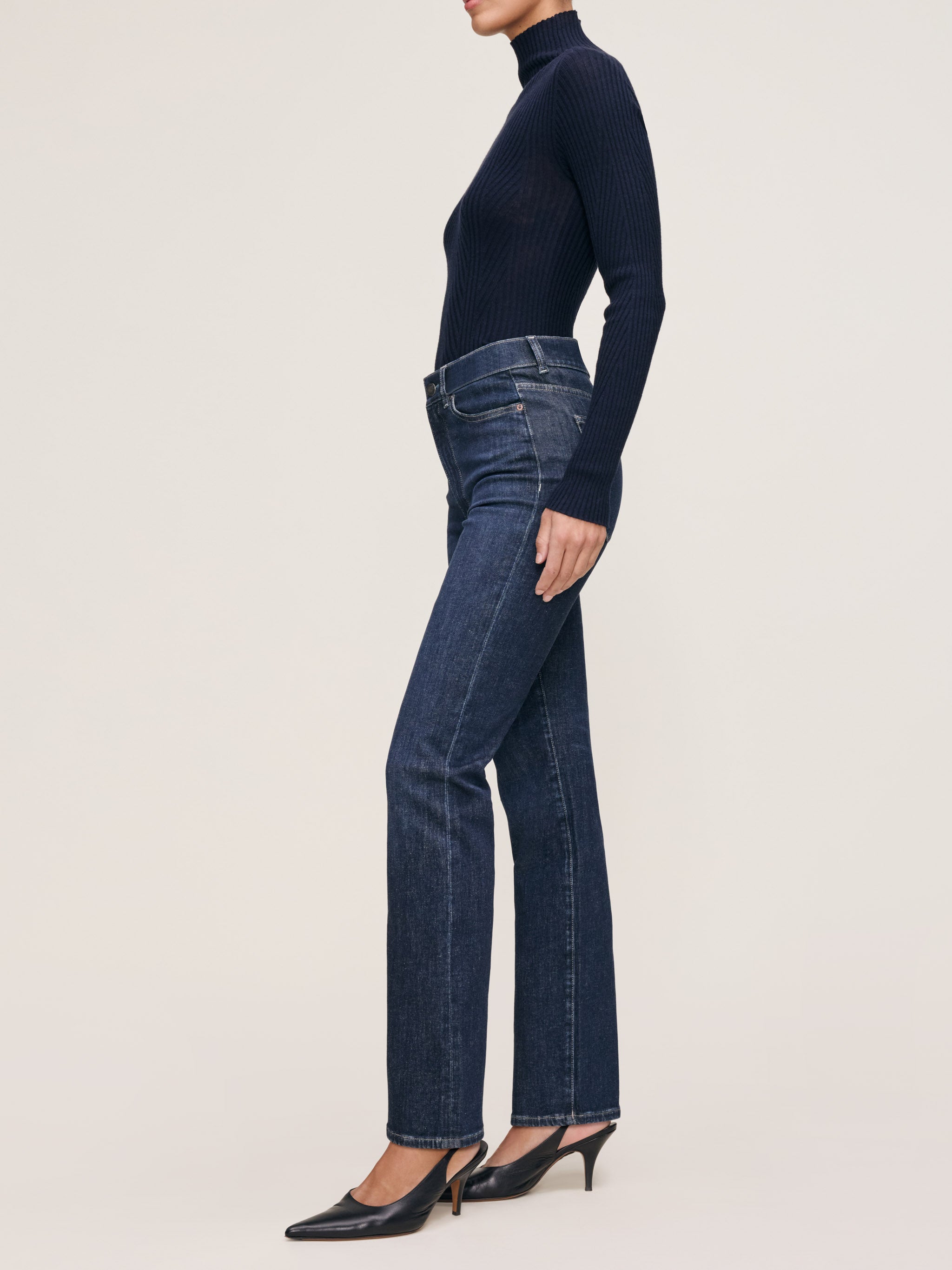 Turtleneck Sweater | Navy