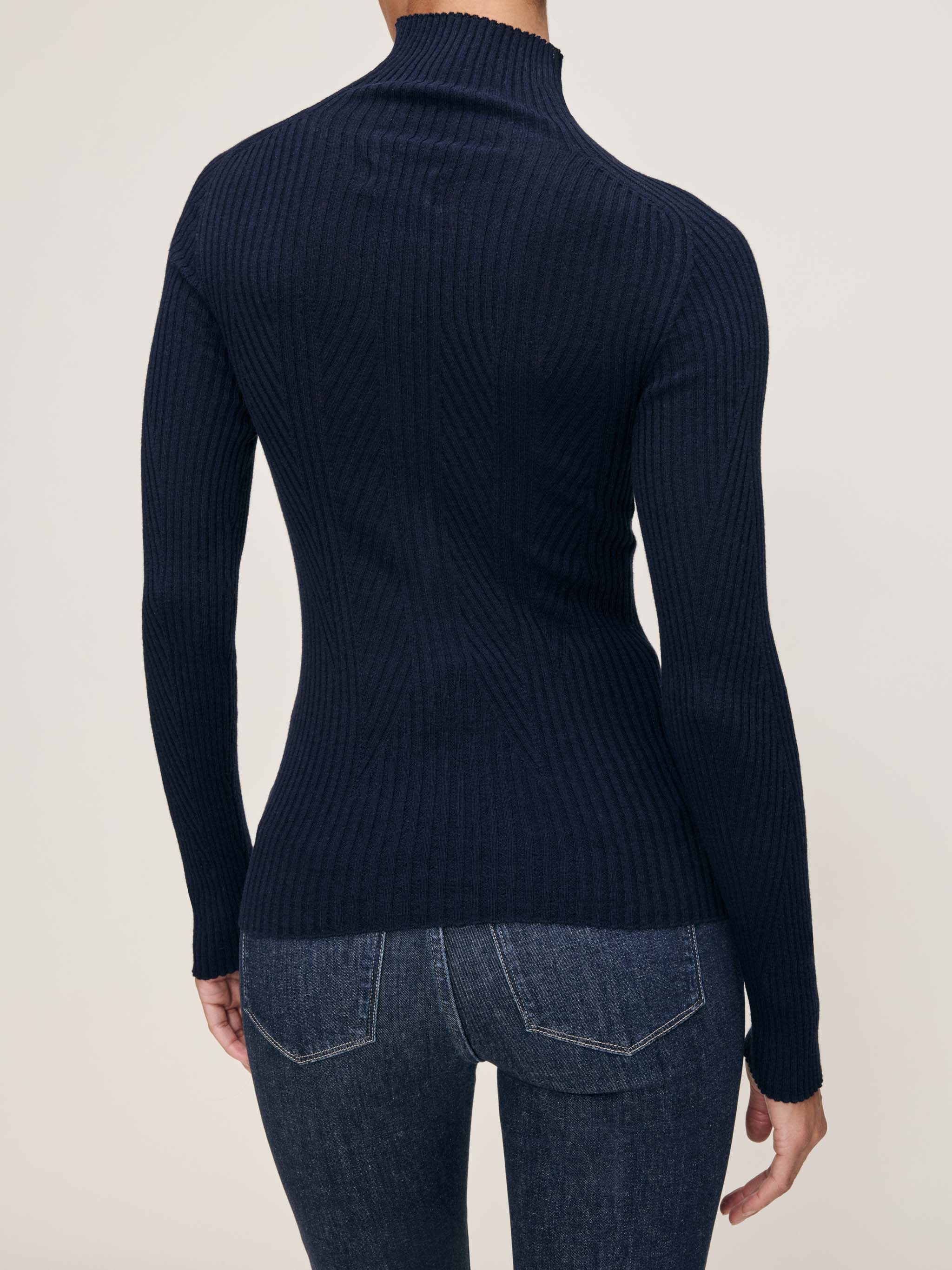 Turtleneck Sweater | Navy