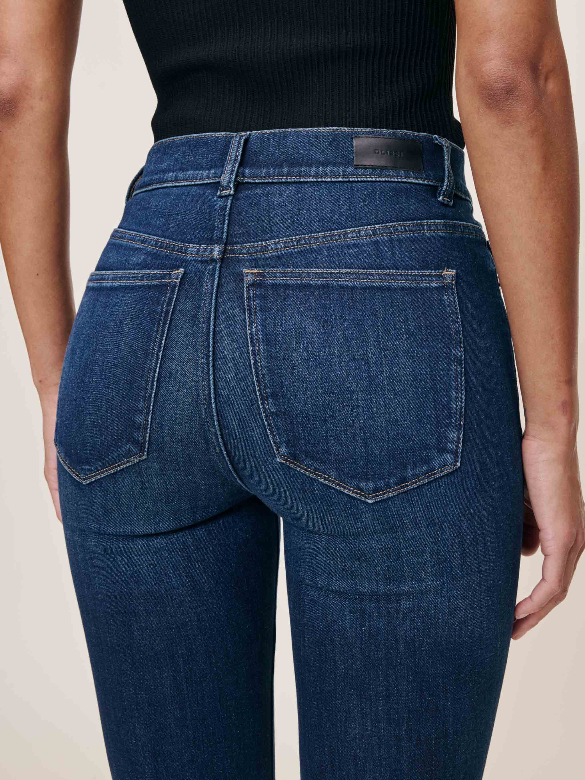 women's bootcut blue jean