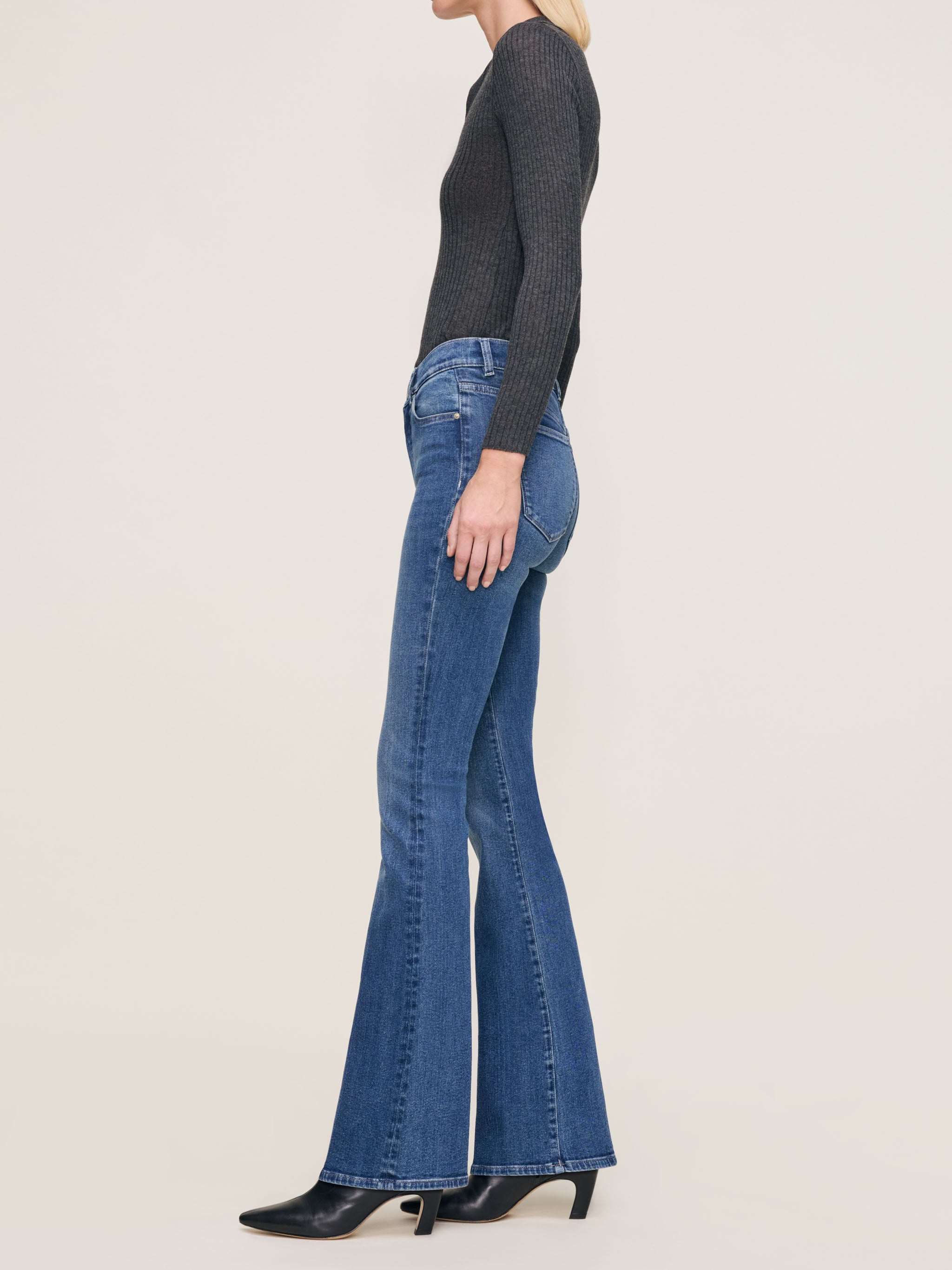 women's bootcut blue jean