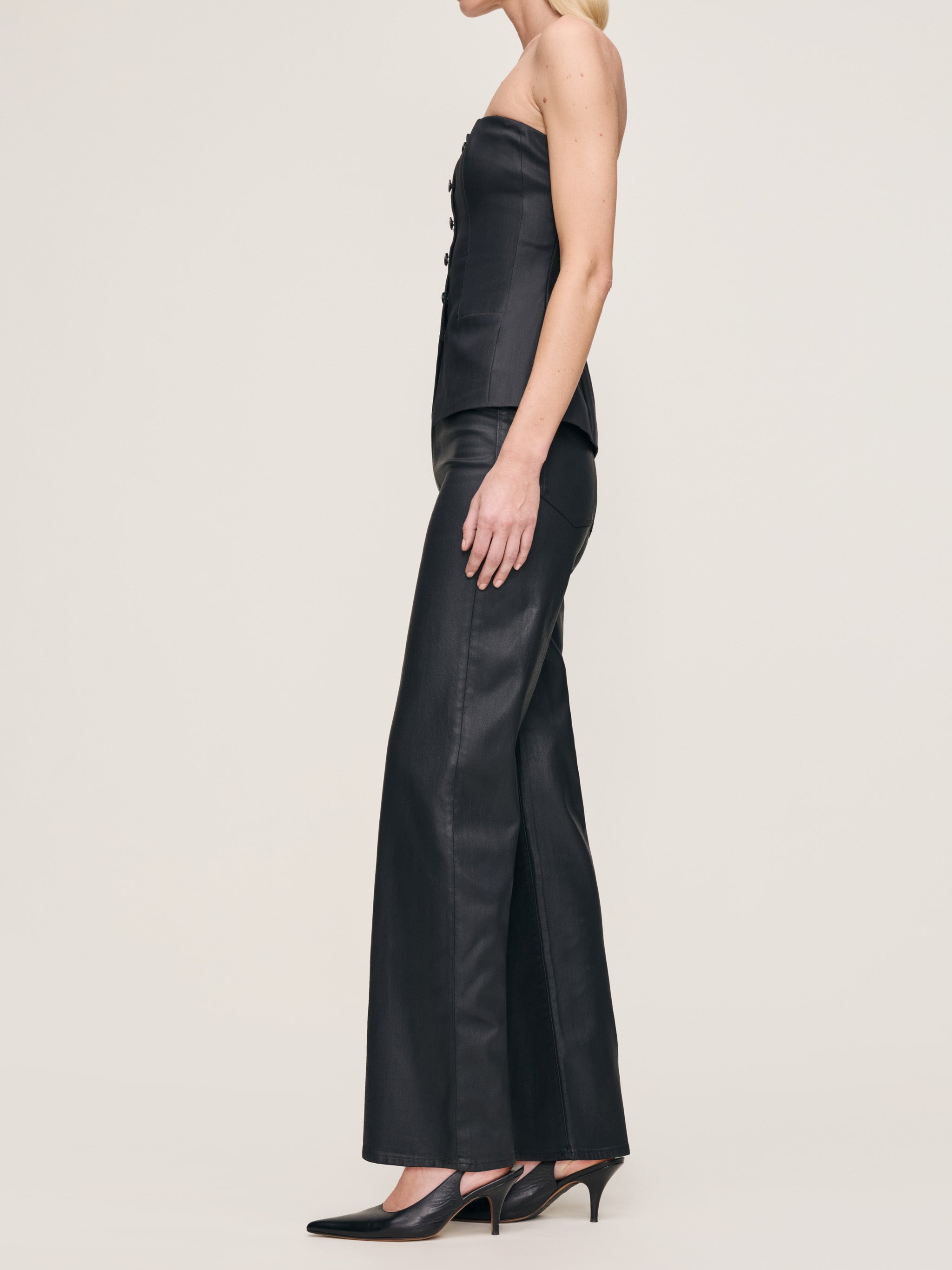 Bustier | Black Coated