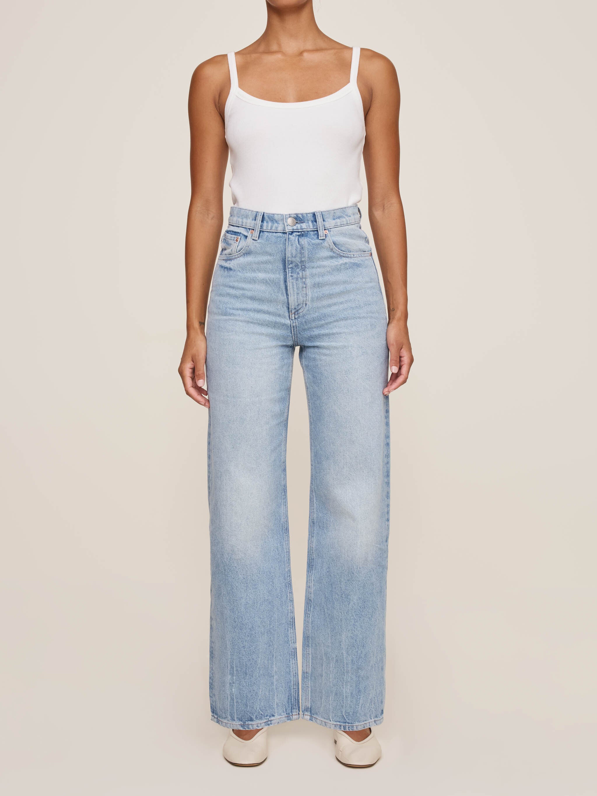 Karmine Refined Wide Leg High Rise 31
